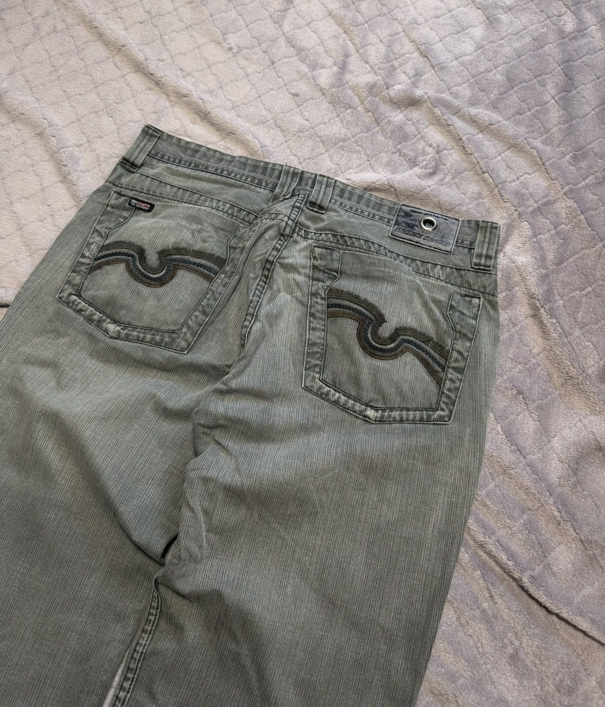 Japanese Brand × Vintage Vintage sk8 rap Black Plumb Denim Pants Size US 38 / EU 54 - 4 Thumbnail