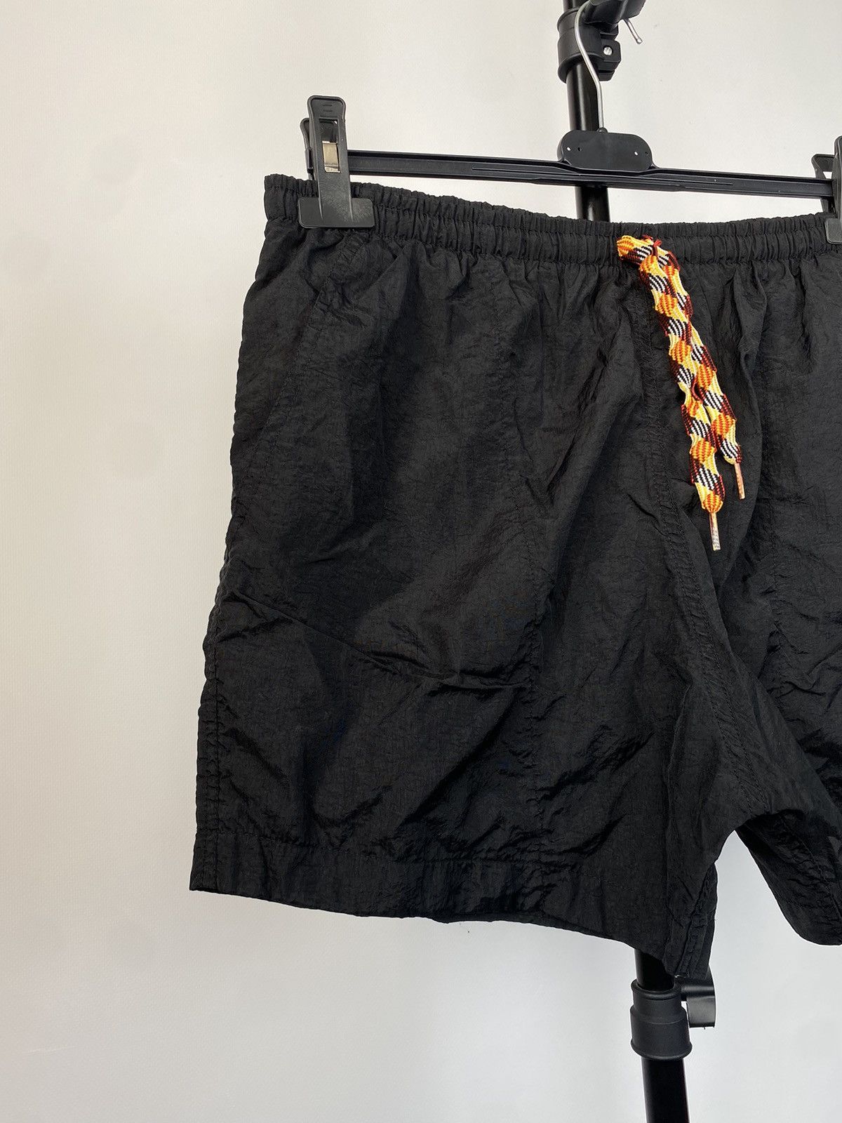 Nike × Vintage 00s Nike Shorts Nylon Logo Drill Swoosh Size US 30 / EU 46 - 2 Thumbnail