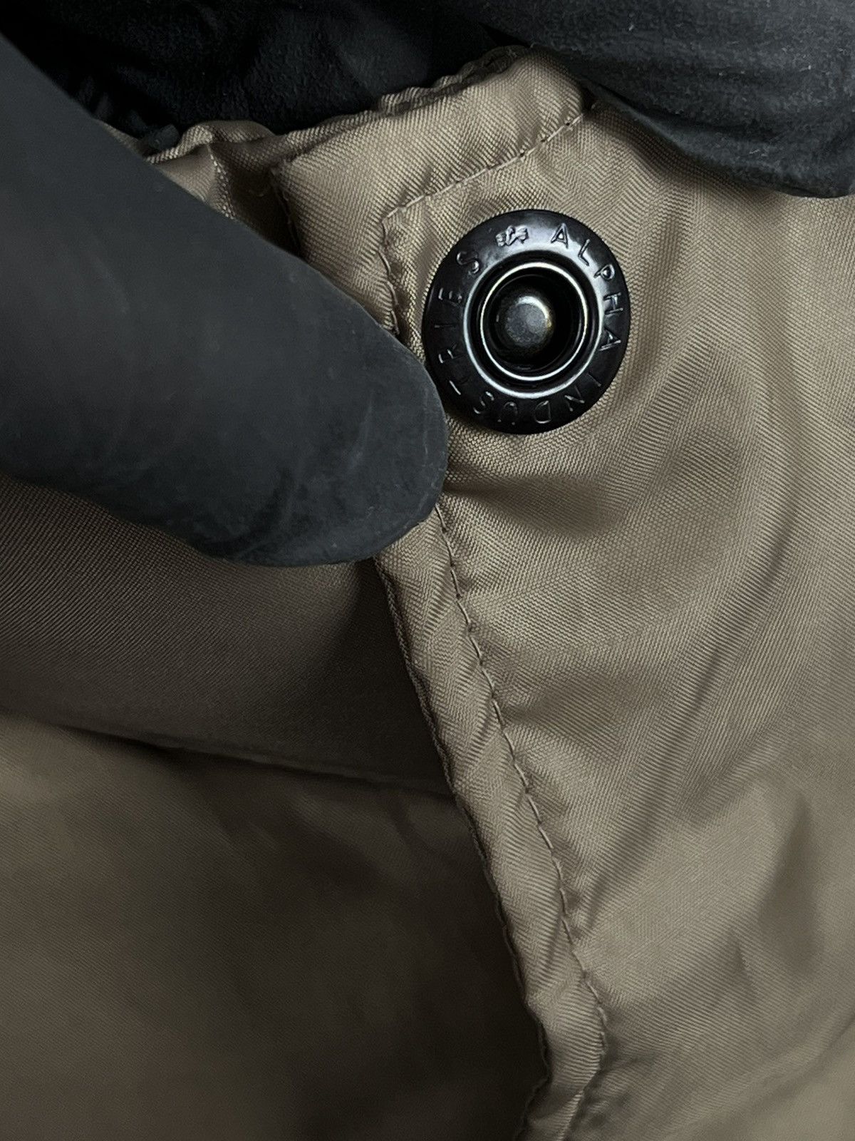 Alpha Industries × Vintage 🔴 Vintage oversize Alpha Industries down jacket with patch Size US XL / EU 56 / 4 - 8 Thumbnail