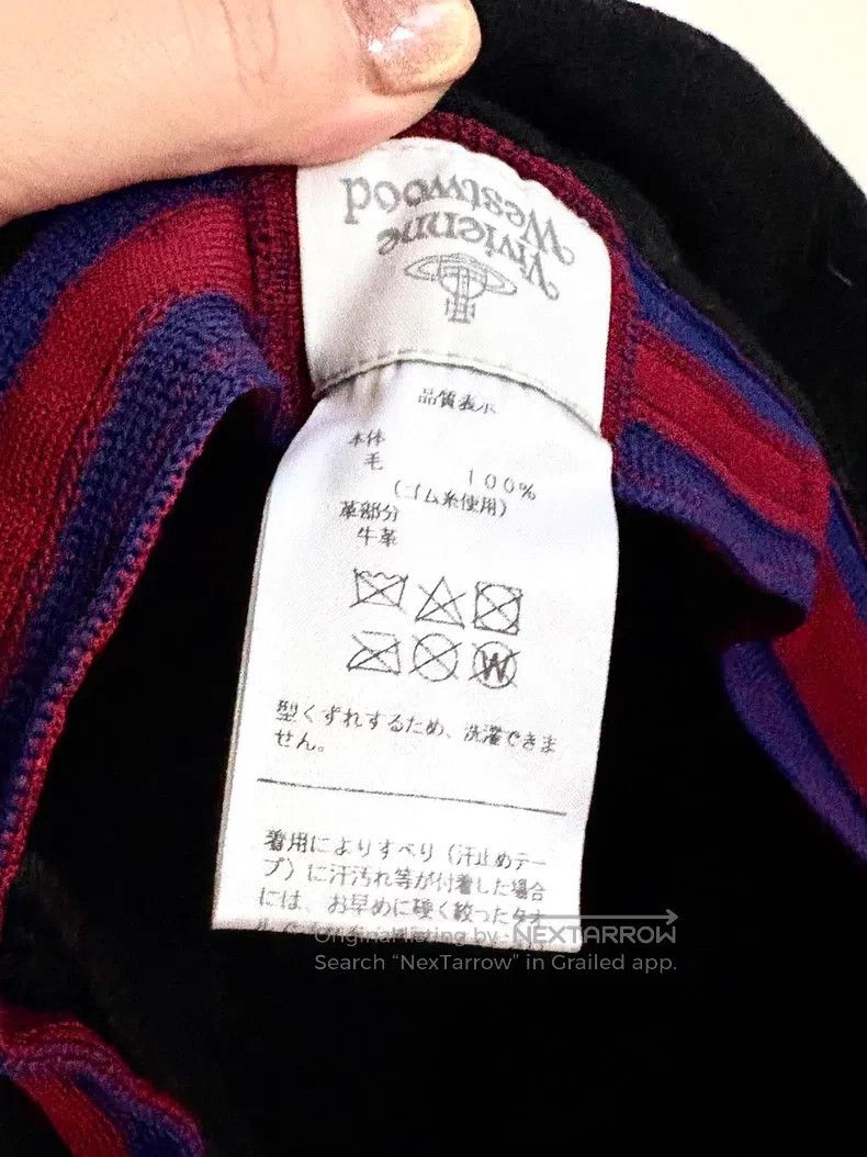 Vivienne Westwood Vivienne Westwood Black Wool Leather Label Saturn Beret Ne Size ONE SIZE - 7 Thumbnail