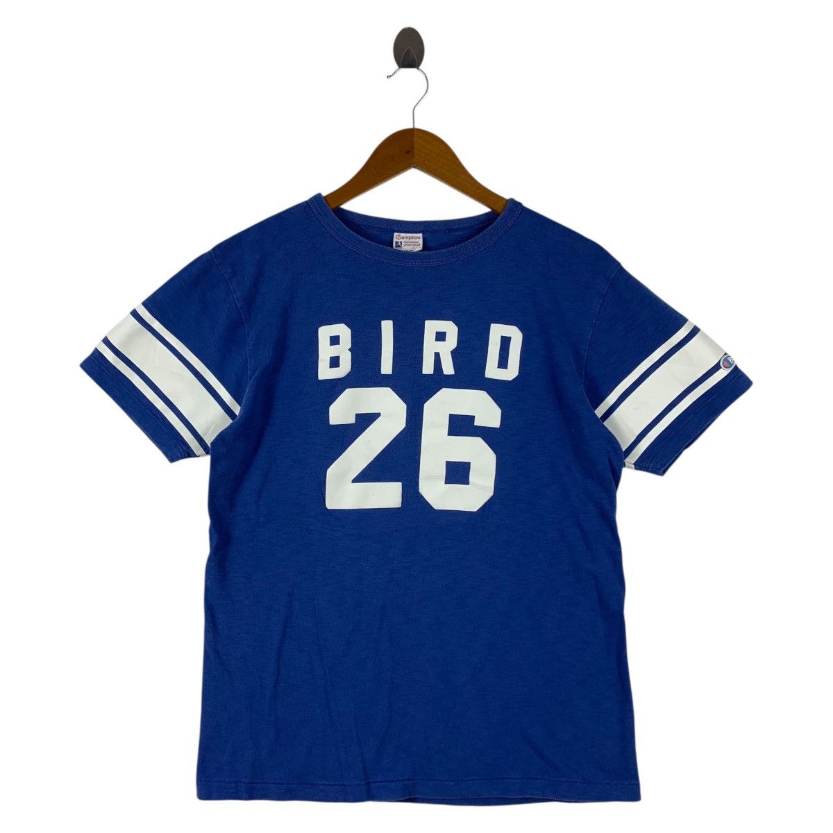 Champion Vintage 70s Champion Processed Sportswear Blue Tee "BIRD 26" Size US M / EU 48-50 / 2 - 1 Thumbnail