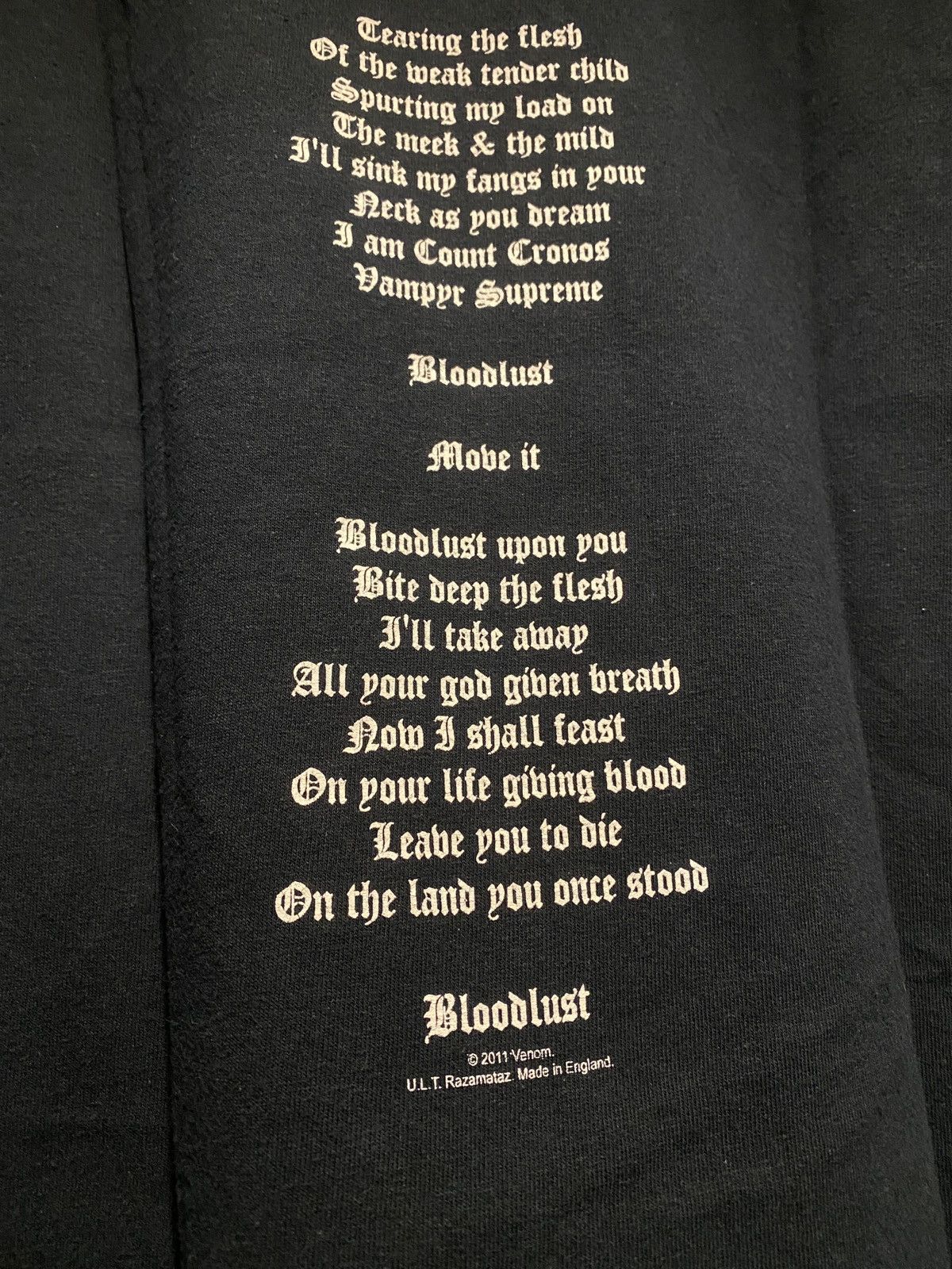Vintage Vintage venom bloodlust black metal y2k tee Size US M / EU 48-50 / 2 - 7 Thumbnail