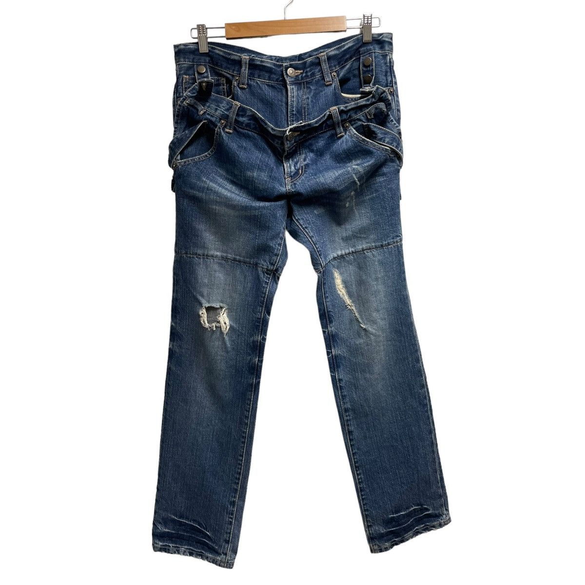 Japanese Brand × PPFM Ppfm double layered floral denim Size US 30 / EU 46 - 3 Thumbnail