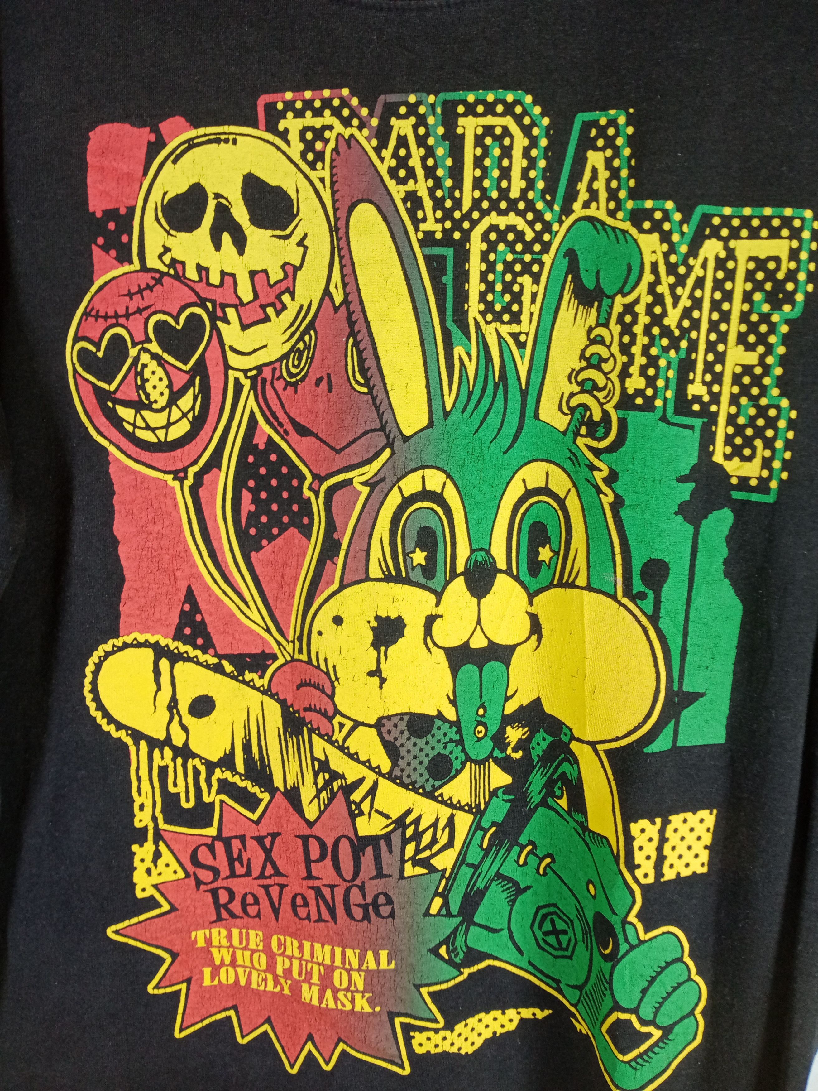 Japanese Brand RARE SEX POT REVENGE BY THE ROADSIDE TSHIRT Size US M / EU 48-50 / 2 - 5 Thumbnail