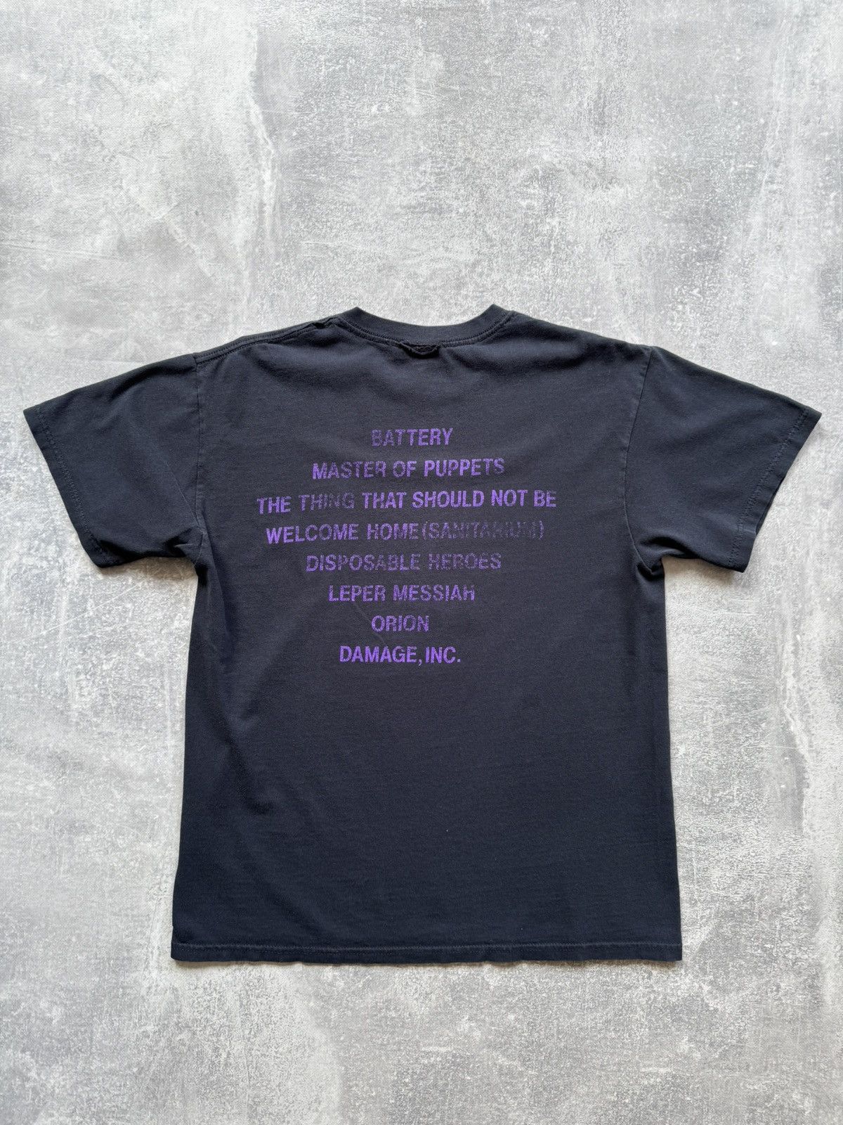 Band Tees × Metallica × Vintage Vintage Metallica Master Of Puppets Tshirt Size US M / EU 48-50 / 2 - 6 Thumbnail