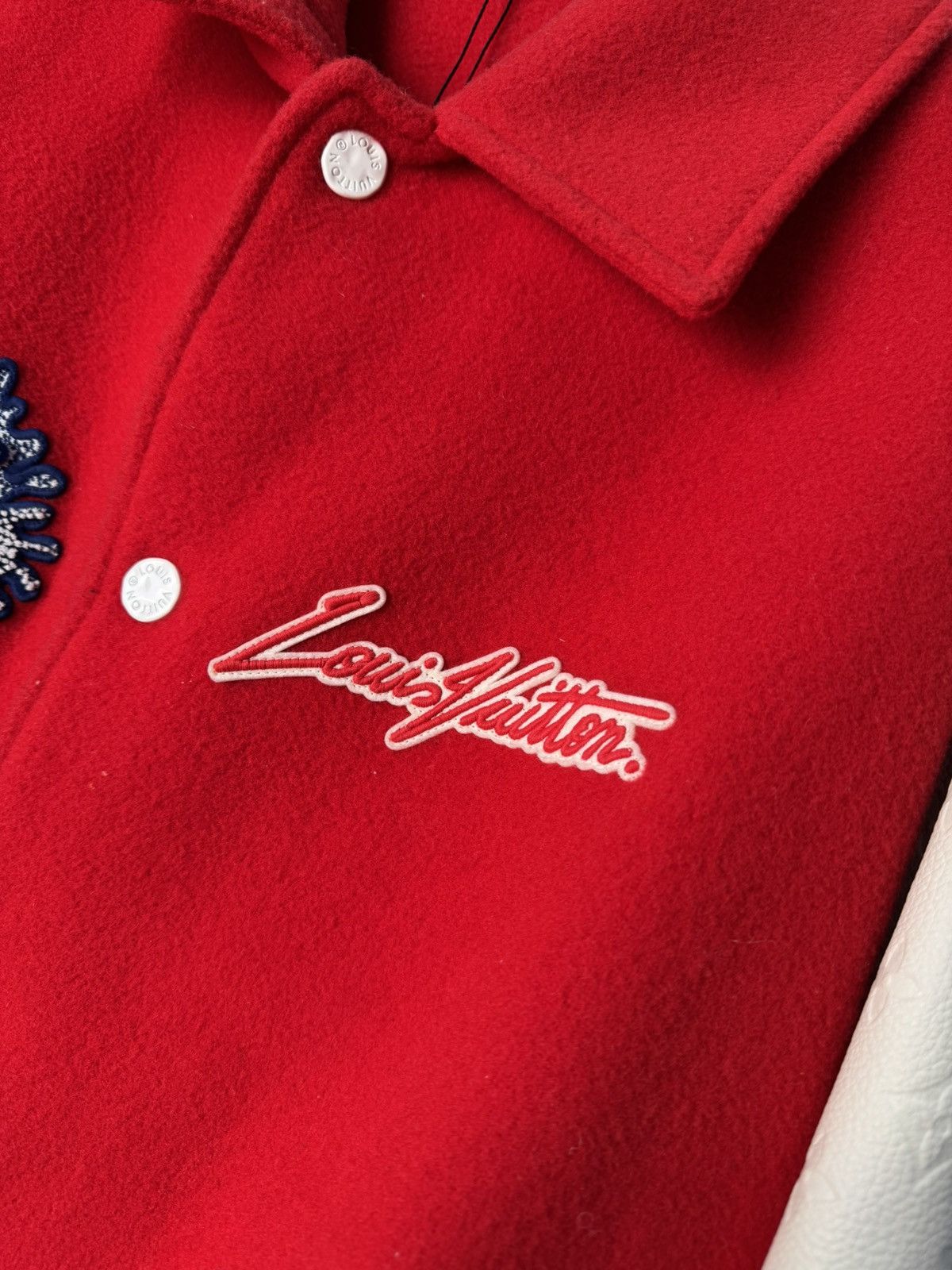 Louis Vuitton Louis Vuitton LV X YK Embroidered Varsity Jacket Size US L / EU 52-54 / 3 - 4 Thumbnail
