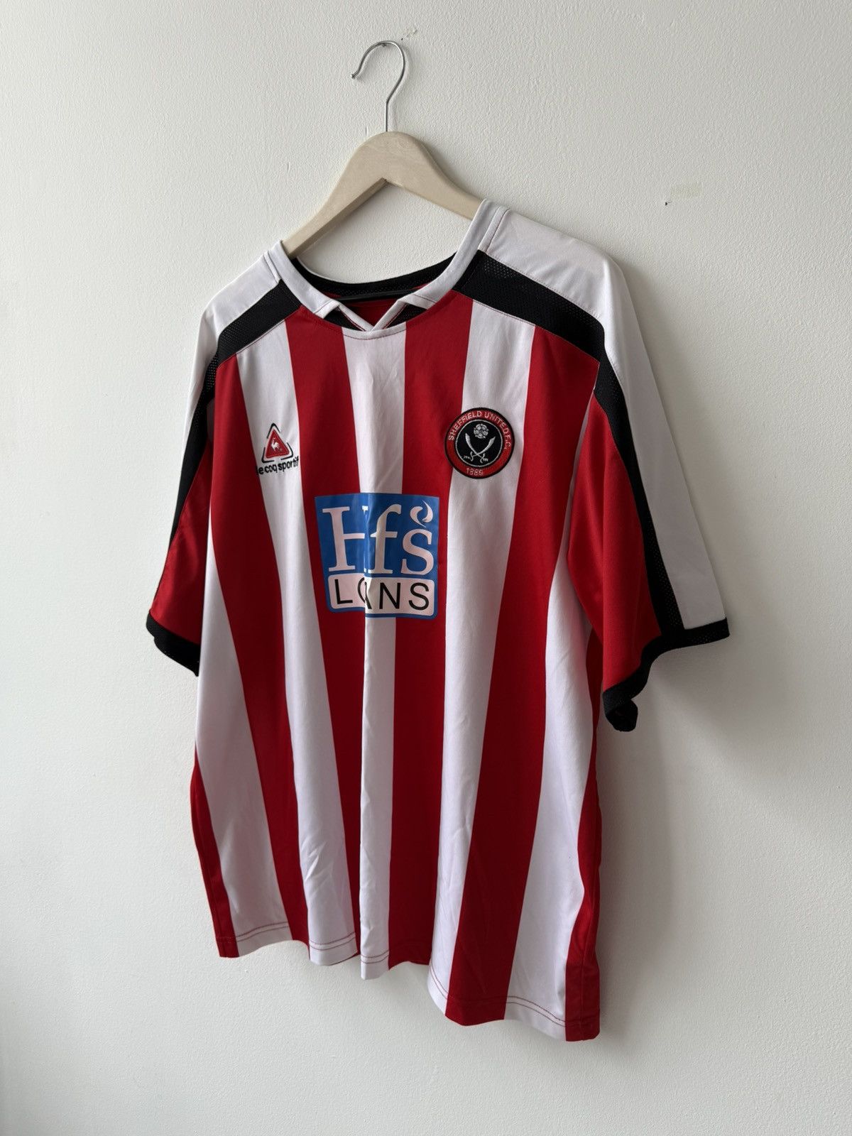 Le Coq Sportif × Vintage Le Coq Sportif Sheffield United 2005/2006 Away Jersey Size US L / EU 52-54 / 3 - 2 Thumbnail