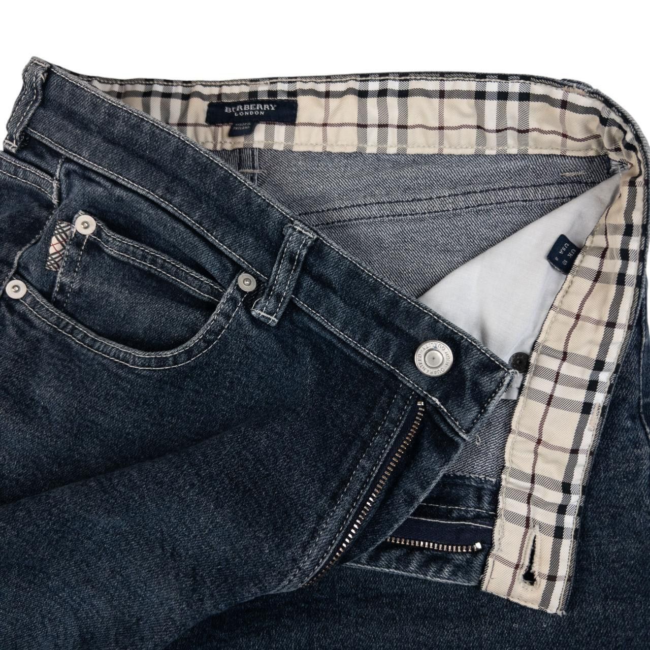 Burberry Vintage Burberry Nova Check Cuff Denim Jeans Size W29 Size 29" - 6 Thumbnail