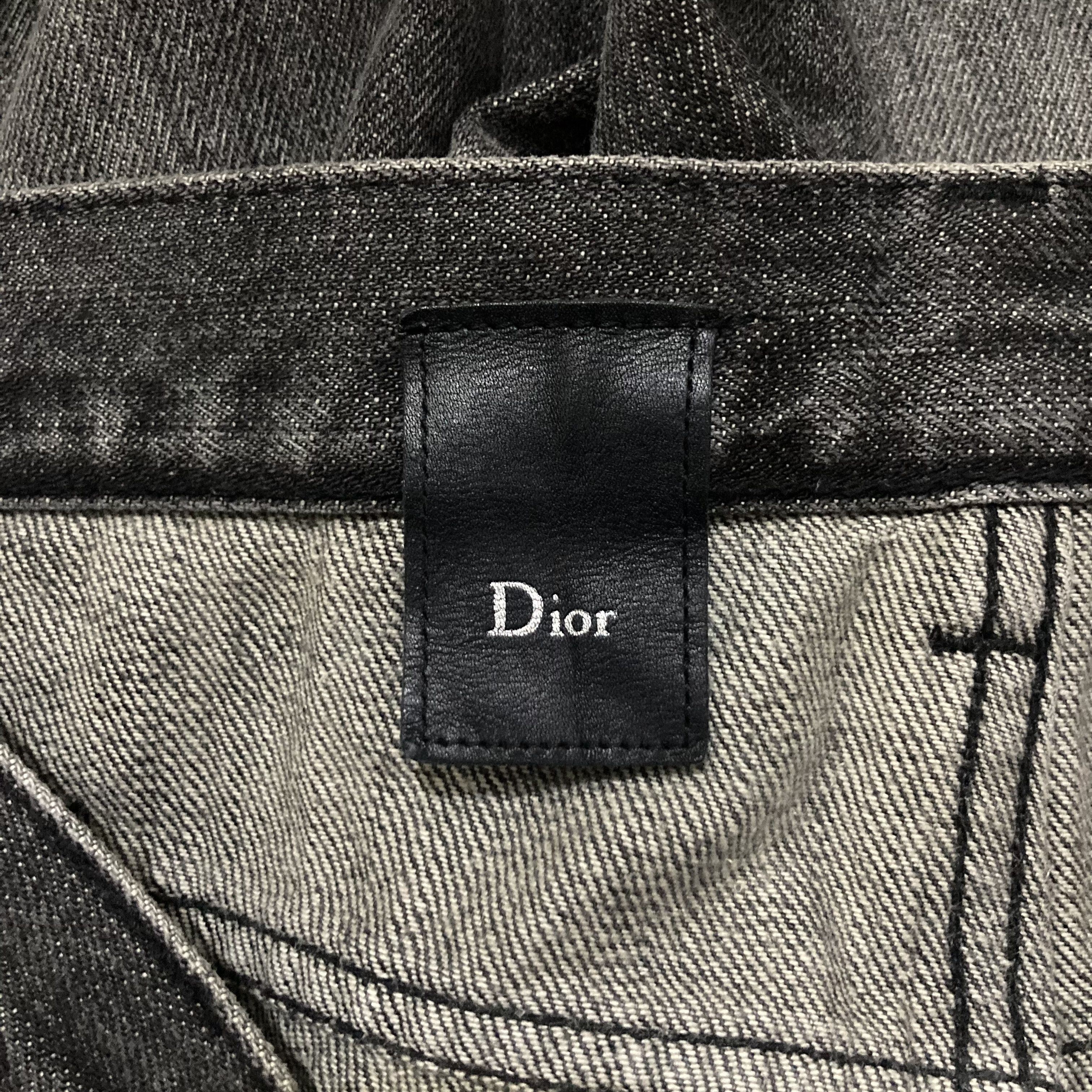 Christian Dior Monsieur × Dior × Kris Van Assche "2008" Kris Van Asche Faded Clawmark Jeans Size US 32 / EU 48 - 6 Thumbnail