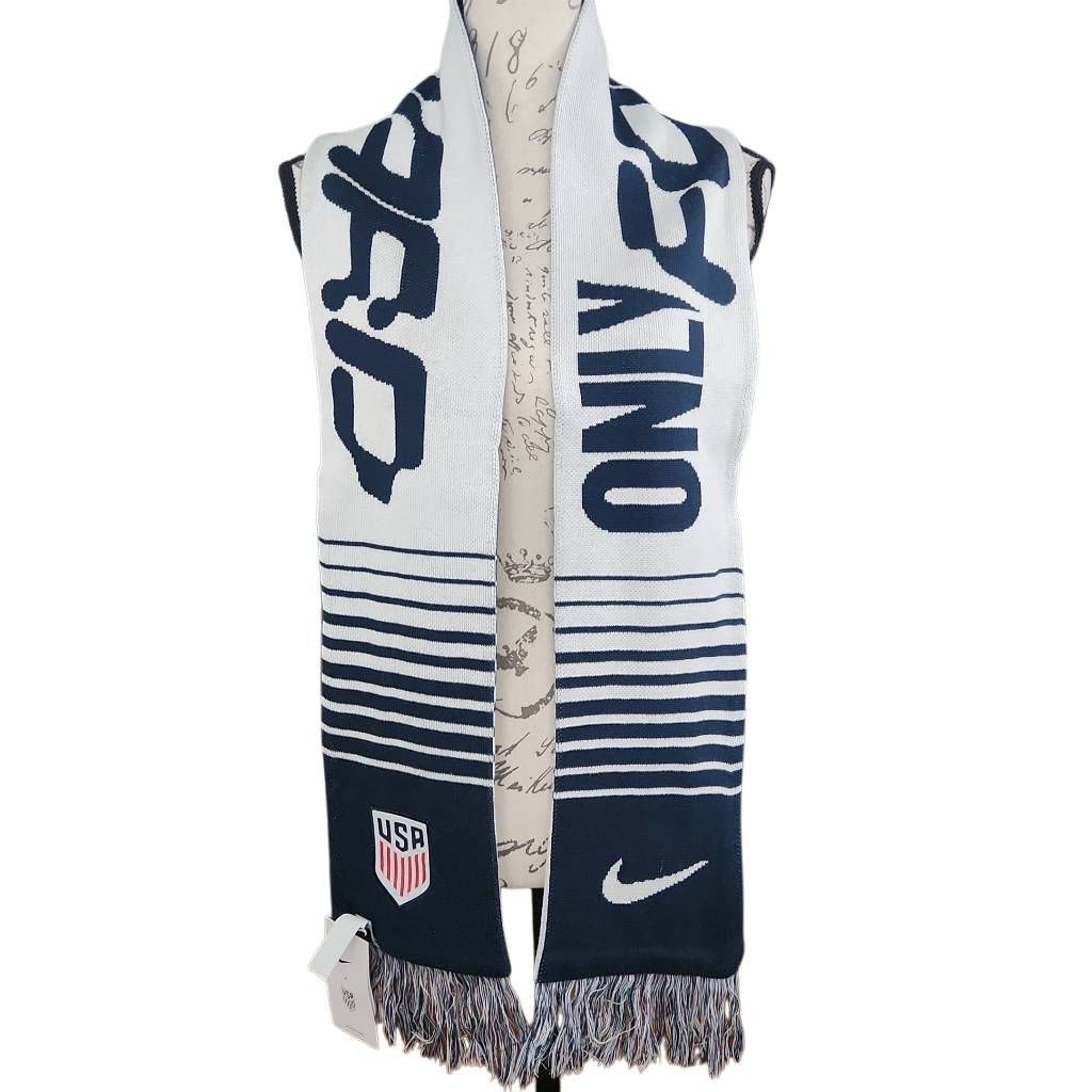 Nike Nike Navy White USA "States" Olympic Only Forward Fringed Sc Size ONE SIZE - 1 Thumbnail