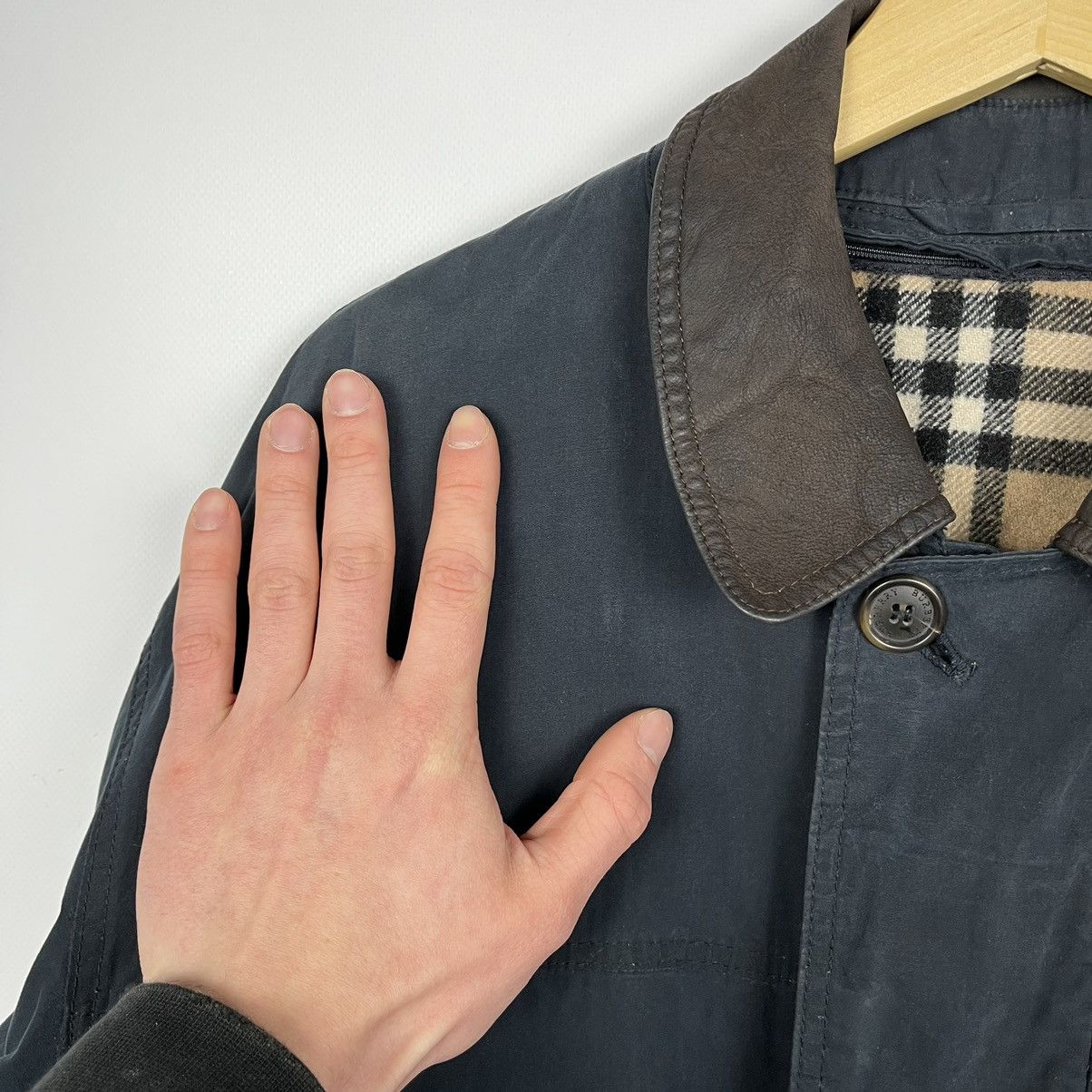 Burberry Vintage Rare Burberrys Nova Check Heritage Heavy Jacket 90’s Size US M / EU 48-50 / 2 - 16 Thumbnail