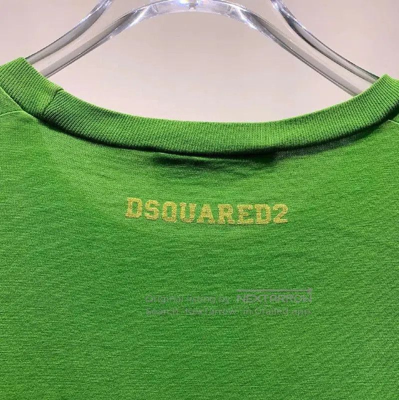 Dsquared2 DSQUARED2 Green Cotton Men's T-Shirt . Size US XL / EU 56 / 4 - 5 Thumbnail
