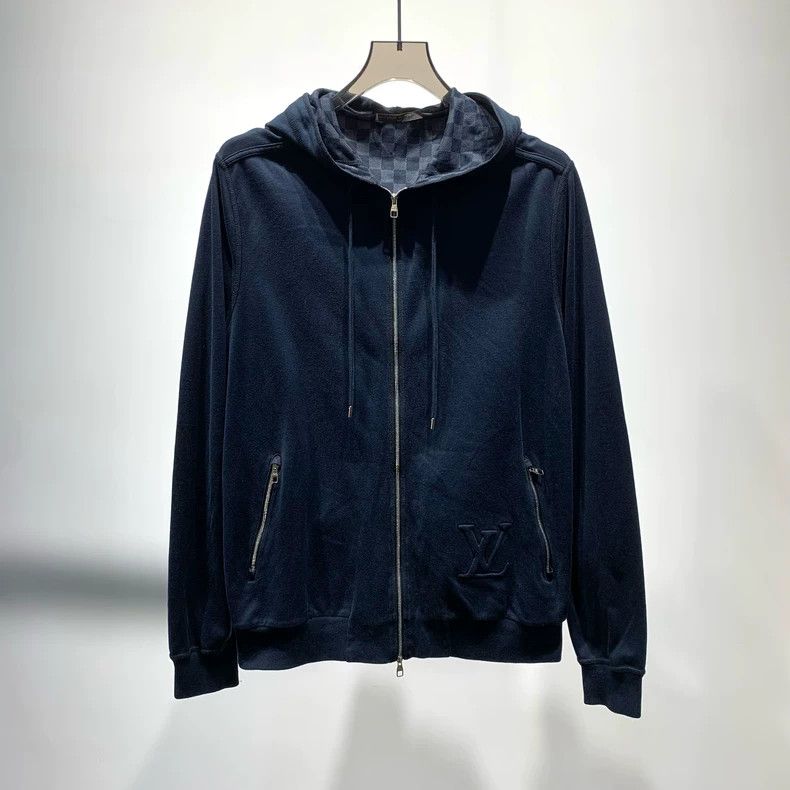 Louis Vuitton Louis Vuitton Black Hooded Jacket Size US M / EU 48-50 / 2 - 1 Thumbnail