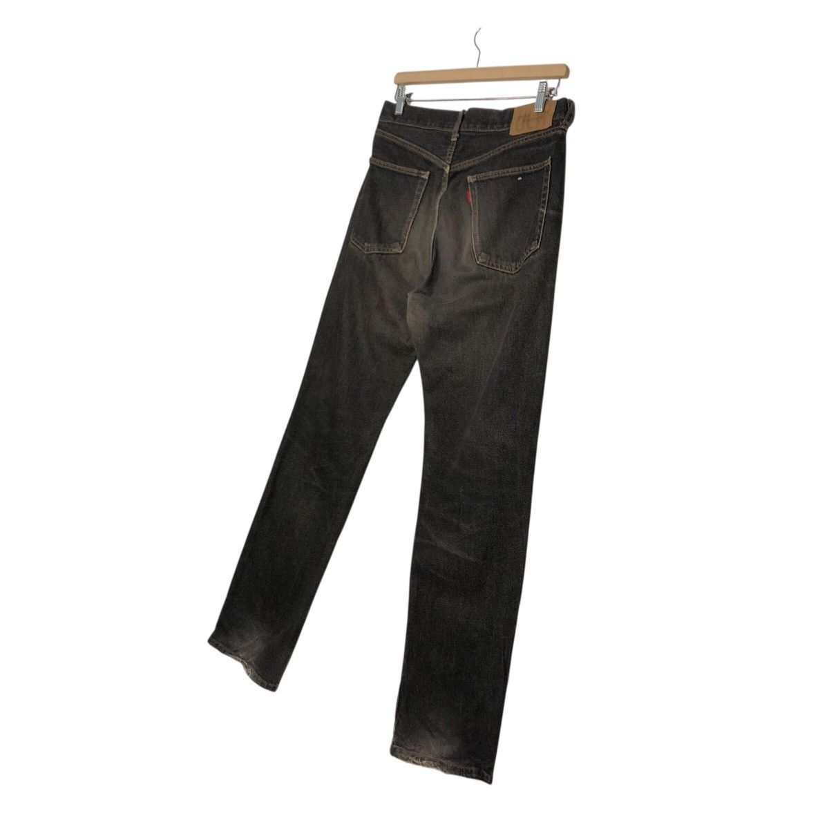 Japanese Brand Warehouse High Rise Straight Leg Jeans Faded Washed Denim Size US 30 / EU 46 - 13 Thumbnail