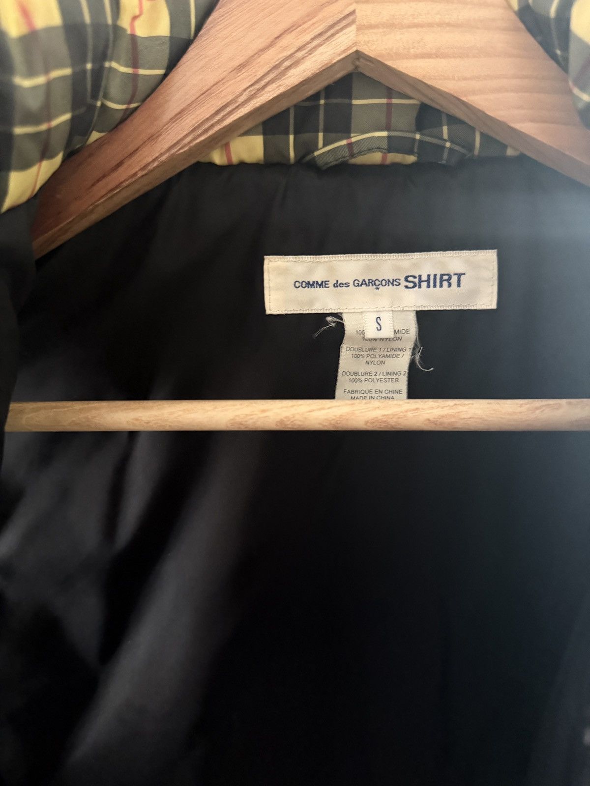 Comme des Garcons SHIRT Comme does Garçons SHIRT Tartan Puffer Vest Size US S / EU 44-46 / 1 - 9 Thumbnail