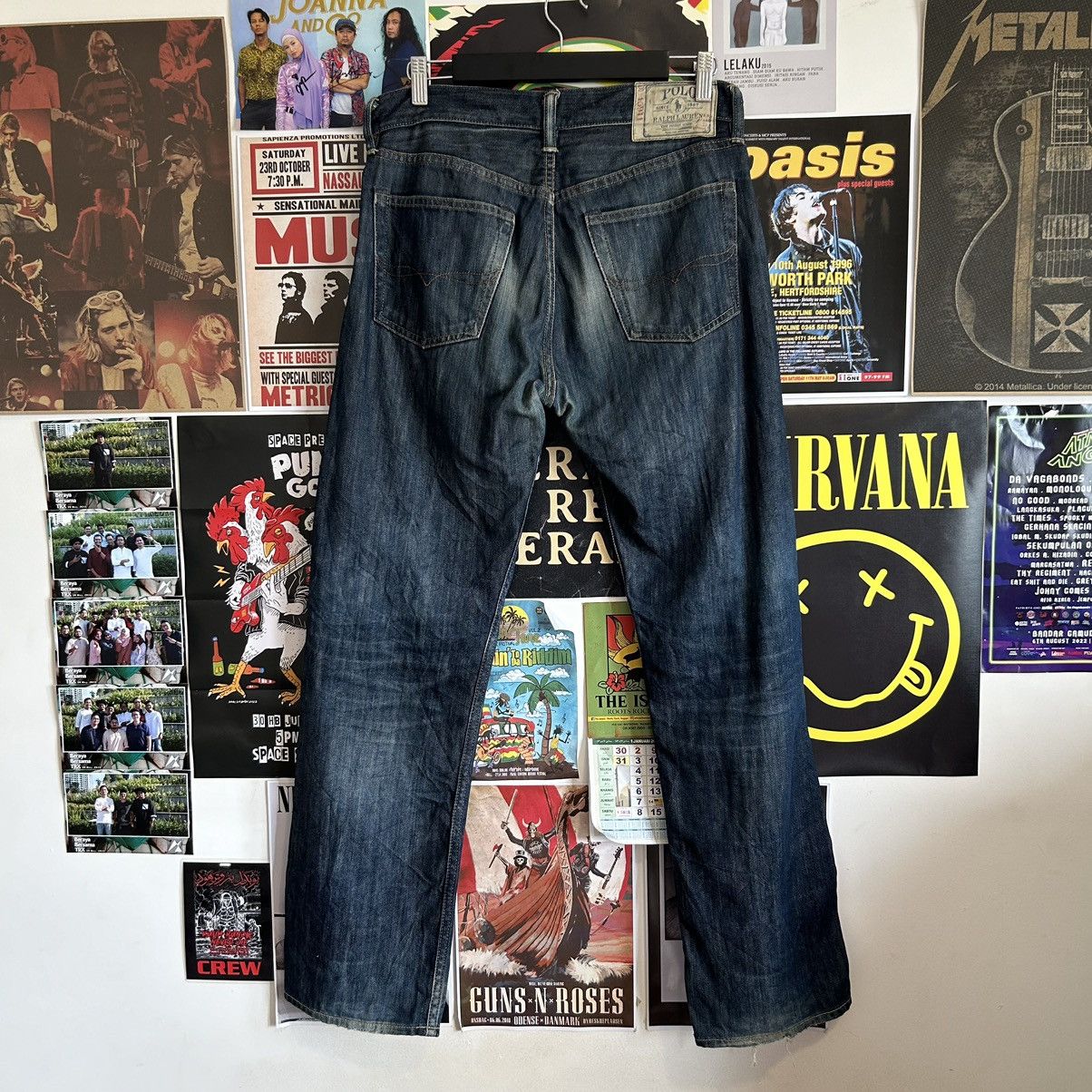 Ralph Lauren Vintage Polo Ralph Lauren Blue Denim Size US 32 / EU 48 - 7 Thumbnail