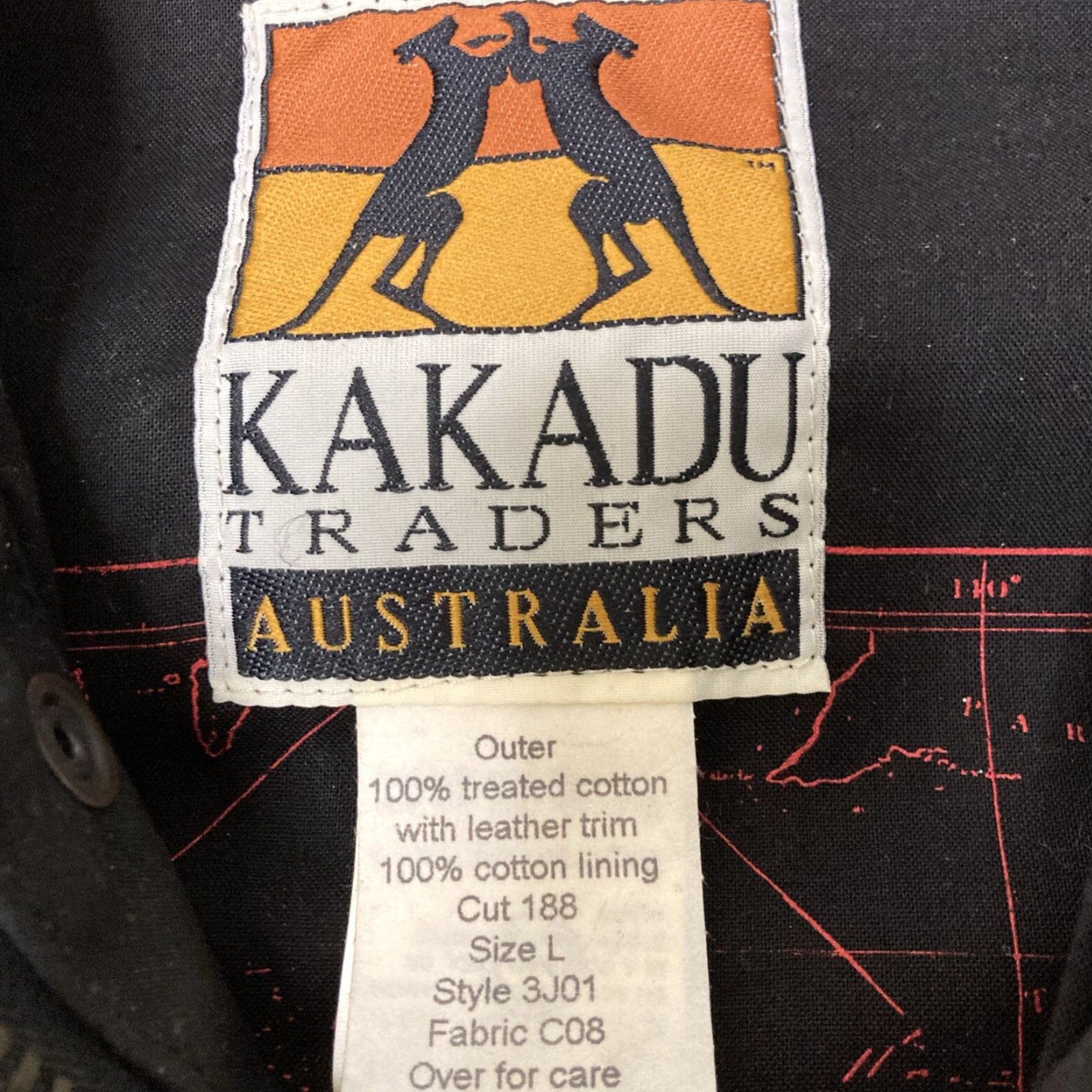 Vintage VINTAGE Kakadu Traders Australia Men Jacket Canvas Leather Trim Outdoor Hunting L Brown Regular Size L Men Black Canvas Coat Coat Shirt? Size US L / EU 52-54 / 3 - 2 Thumbnail