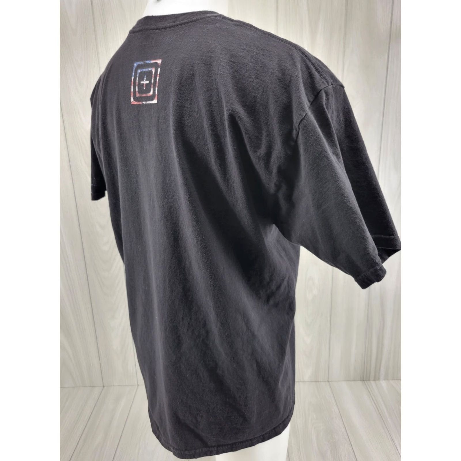 Vintage 5.11 Tactical United We Stand USA Flag Black Short Sleeve T-Shirt Men’s XL Size US XL / EU 56 / 4 - 4 Thumbnail