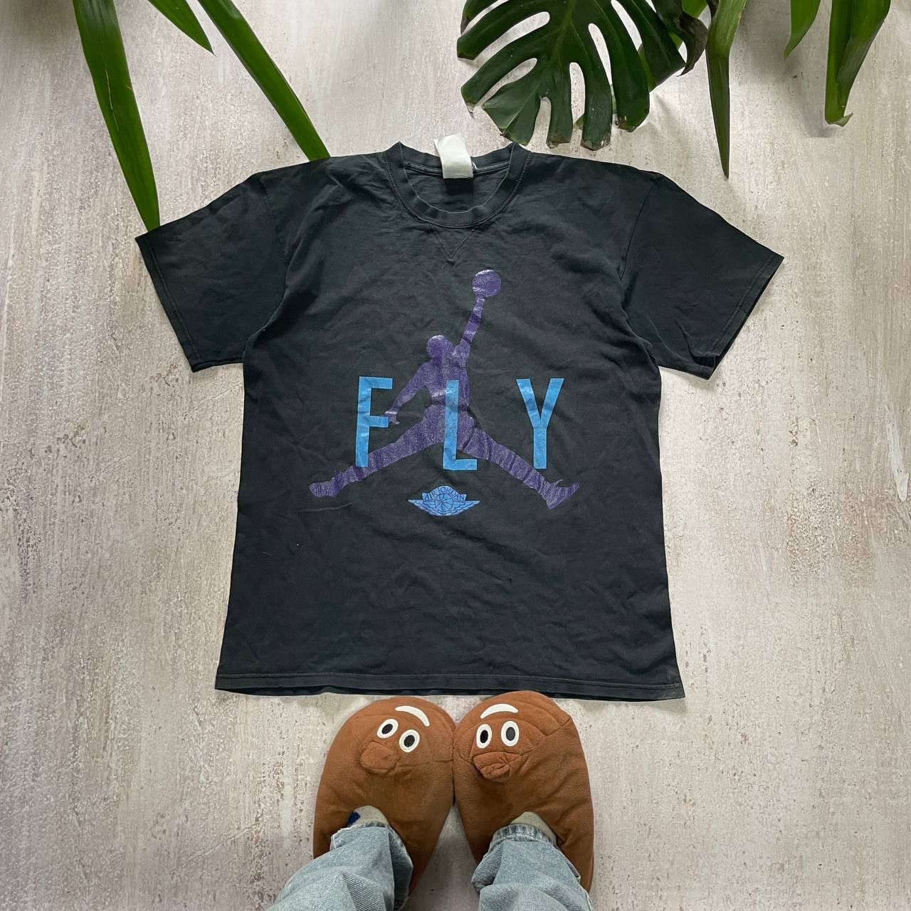 Nike VINTAGE Y2K NIKE AIR JORDAN FLY AMAZING FADED RARE TEE Size US L / EU 52-54 / 3 - 1 Thumbnail