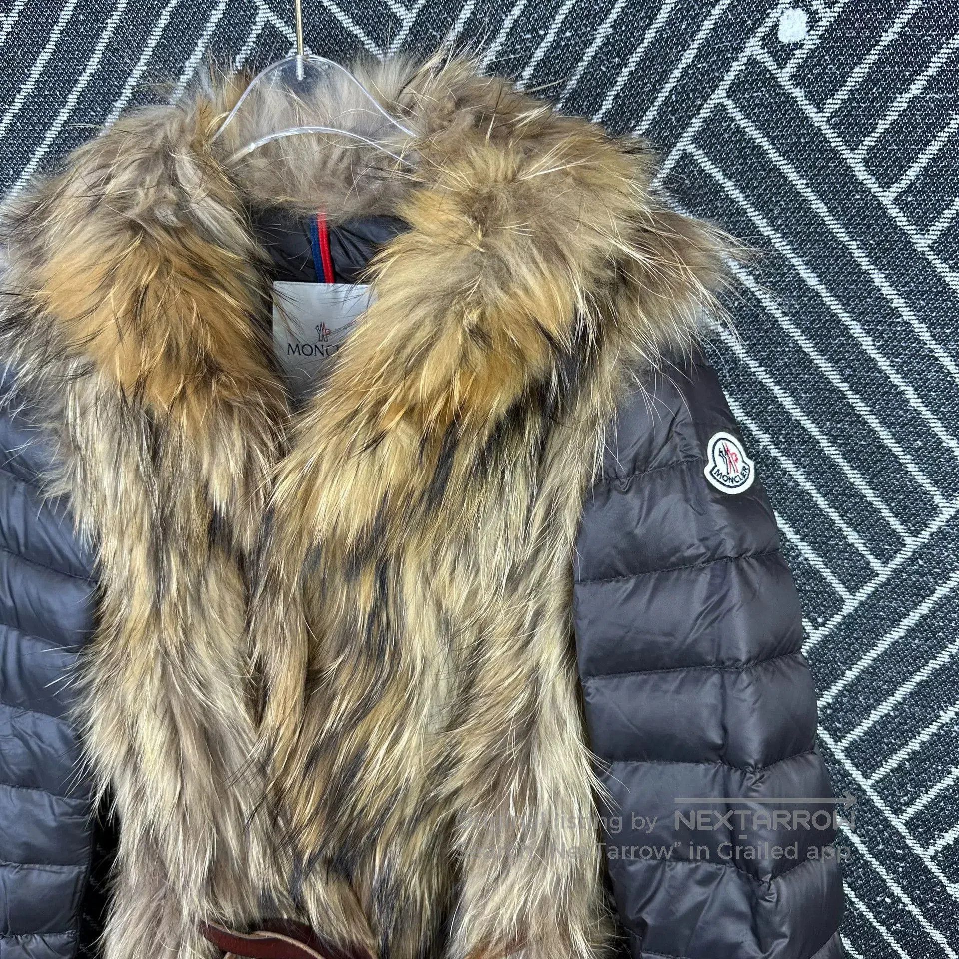 Moncler Moncler Raccoon Fur Trim Down Jacket. Size M / US 6-8 / IT 42-44 - 3 Thumbnail