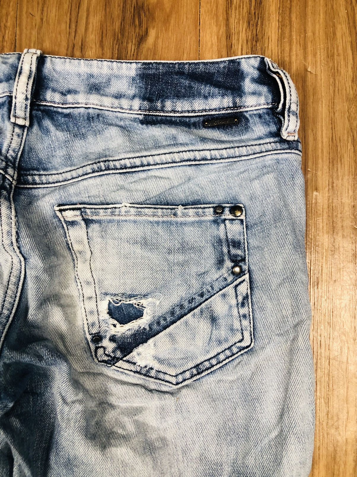 Diesel Diesel Industry Distress Jeans (35) Size US 27 - 24 Thumbnail