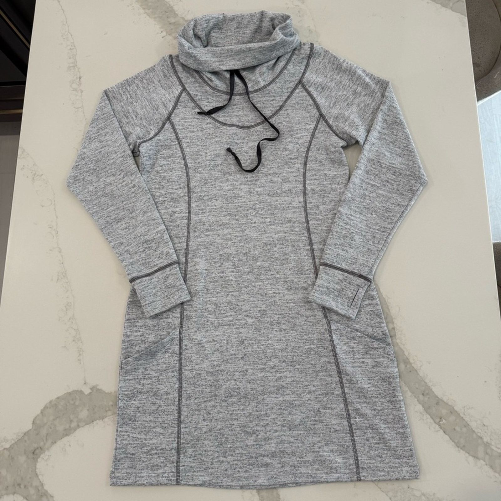 Kuhl Kuhl Lea Cowl Neck Knit Sweater Dress Womens Medium Gray Size M / US 6-8 / IT 42-44 - 1 Thumbnail