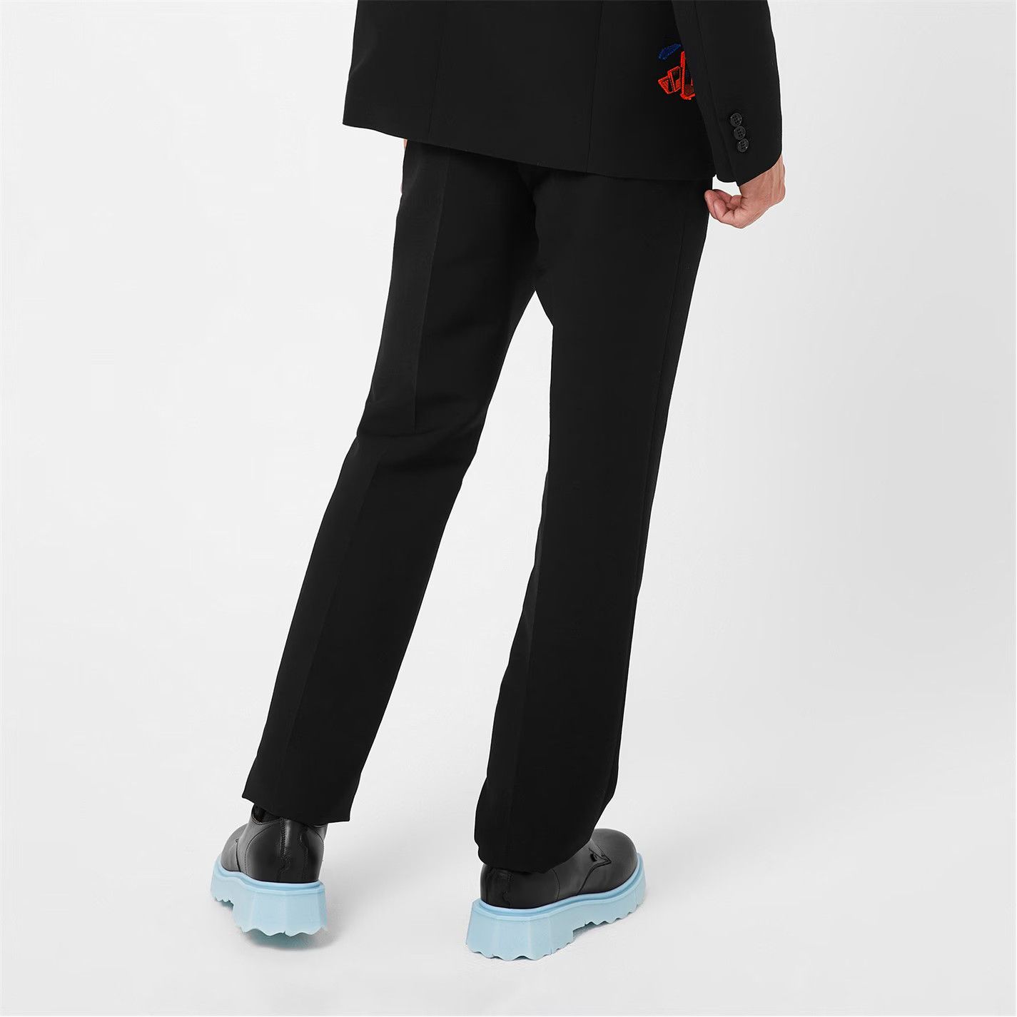 Off-White o1g2r1mq0226 Graf Slim Pants In Black Size US 36 / EU 52 - 6 Thumbnail