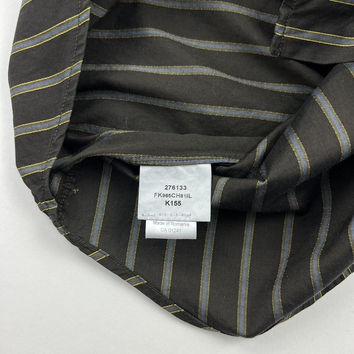 Kenzo Kenzo Vintage Stripes Pattern Button Shirt Size US L / EU 52-54 / 3 - 6 Thumbnail