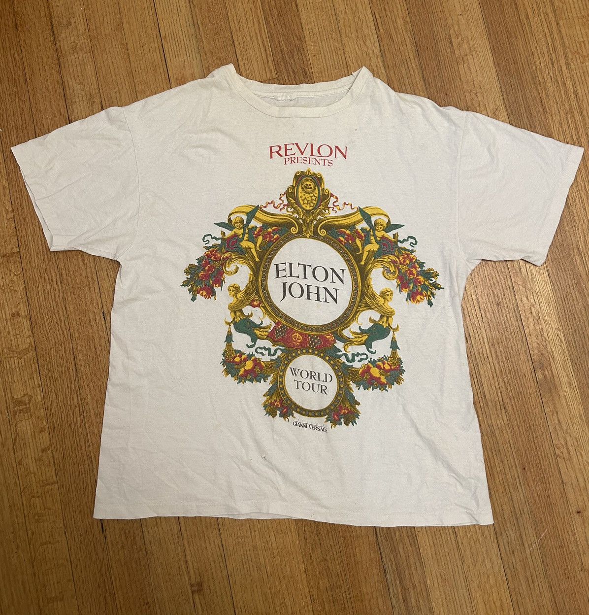 Vintage Elton John 1993 Tour Tee Size US L / EU 52-54 / 3 - 1 Thumbnail