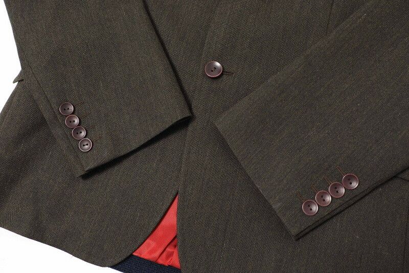 Junya Watanabe Jacket Tailored Back Design Wool Khaki Size US M / EU 48-50 / 2 - 5 Thumbnail