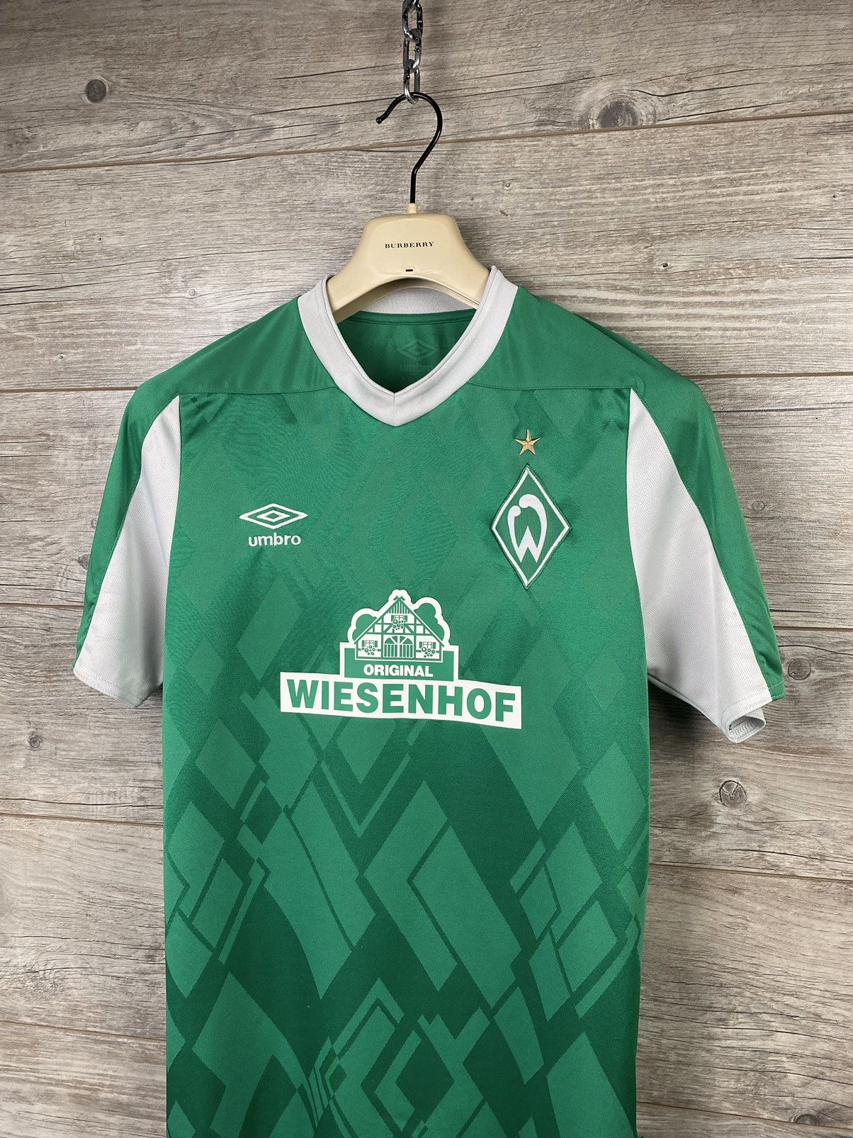 Umbro Werder Bremen Home Soccer Jersey Size L Size US L / EU 52-54 / 3 - 4 Thumbnail