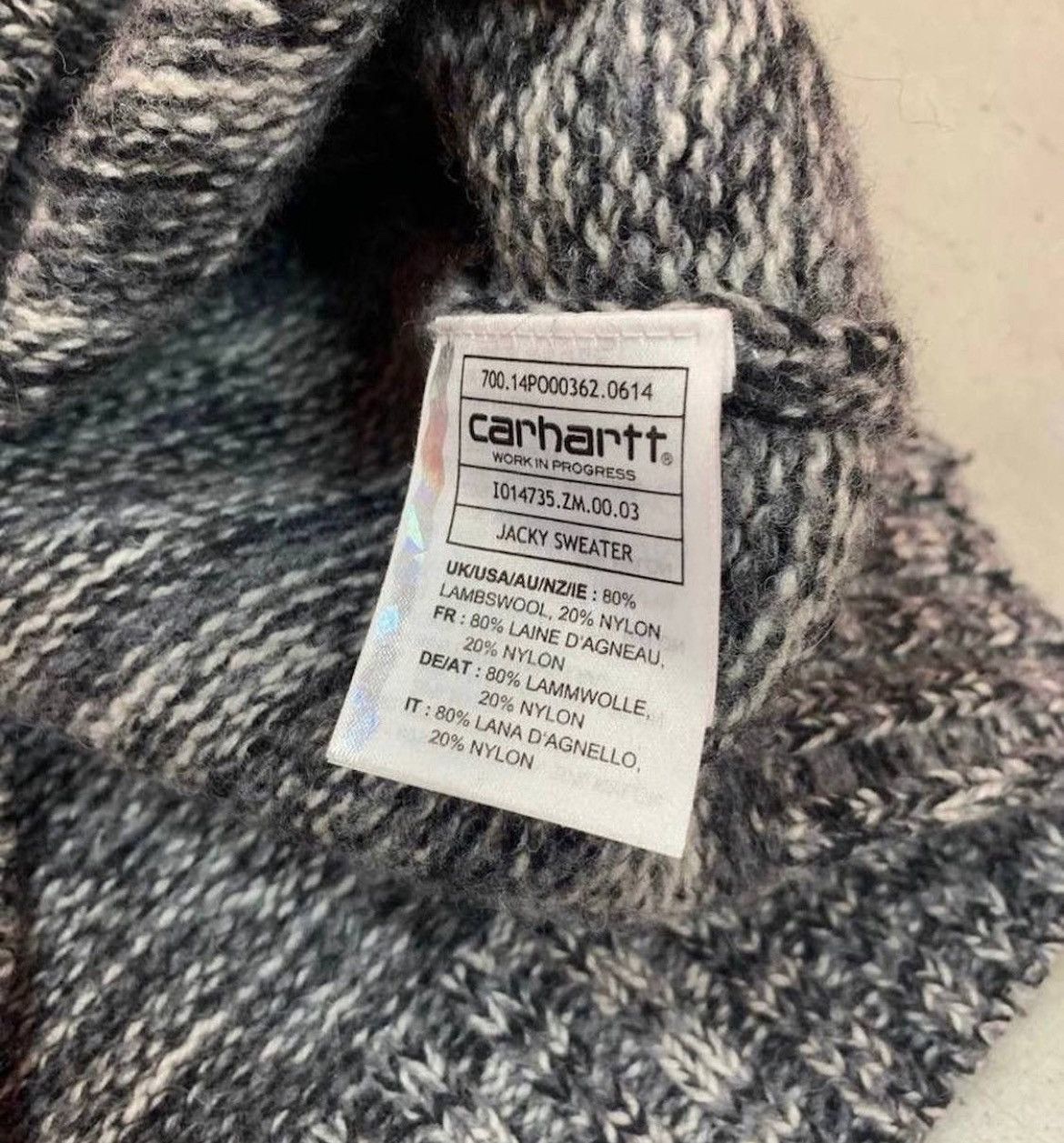 Carhartt Wool Vintage Carhartt Sweater Size US S / EU 44-46 / 1 - 5 Thumbnail