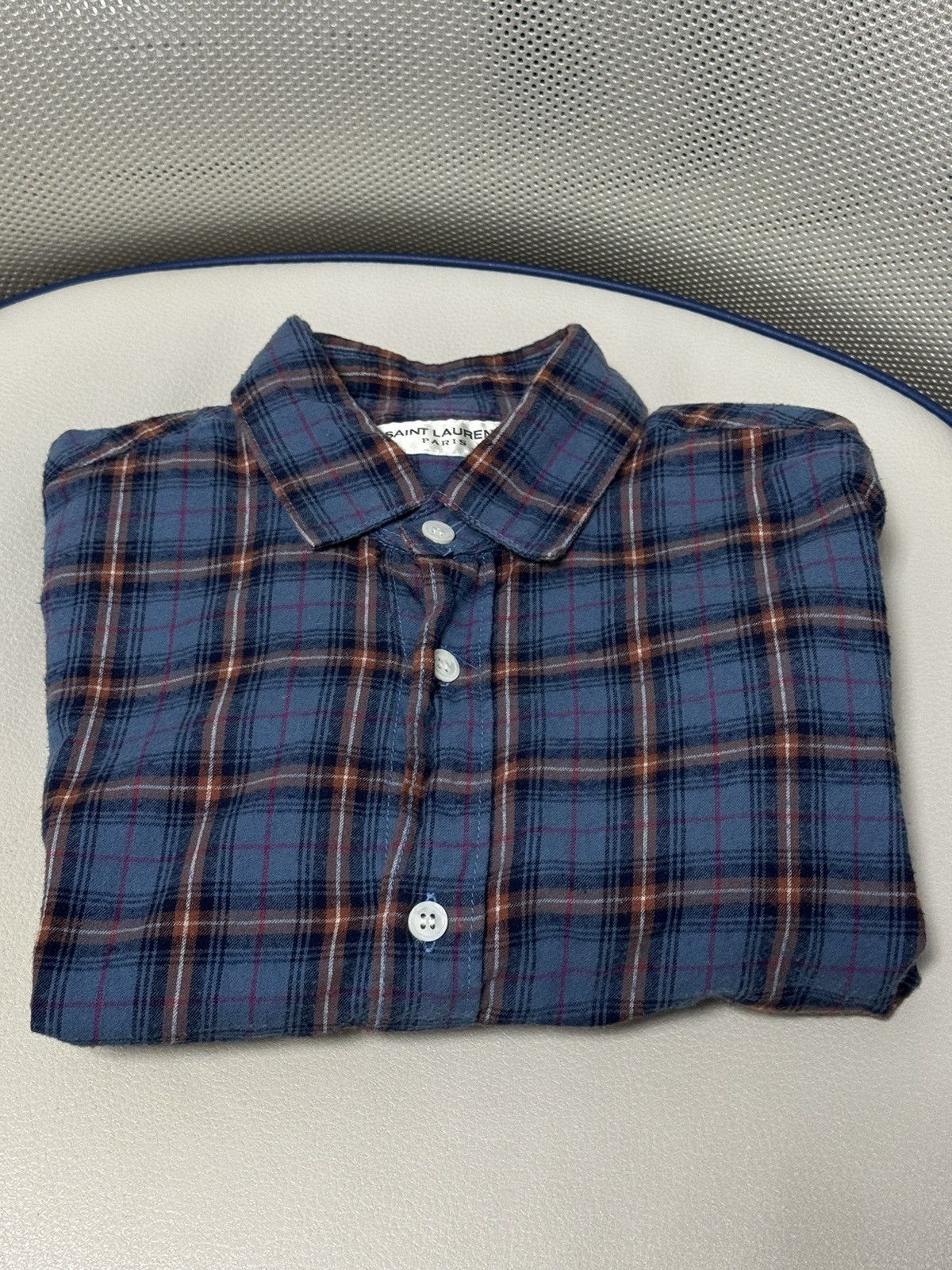 Saint Laurent Paris Saint Laurent flannel shirt Size US M / EU 48-50 / 2 - 1 Thumbnail