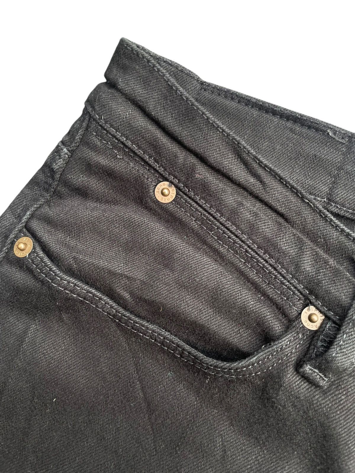 Acne Studios Acne Studios Max Stay Black Denim Size US 30 / EU 46 - 6 Thumbnail
