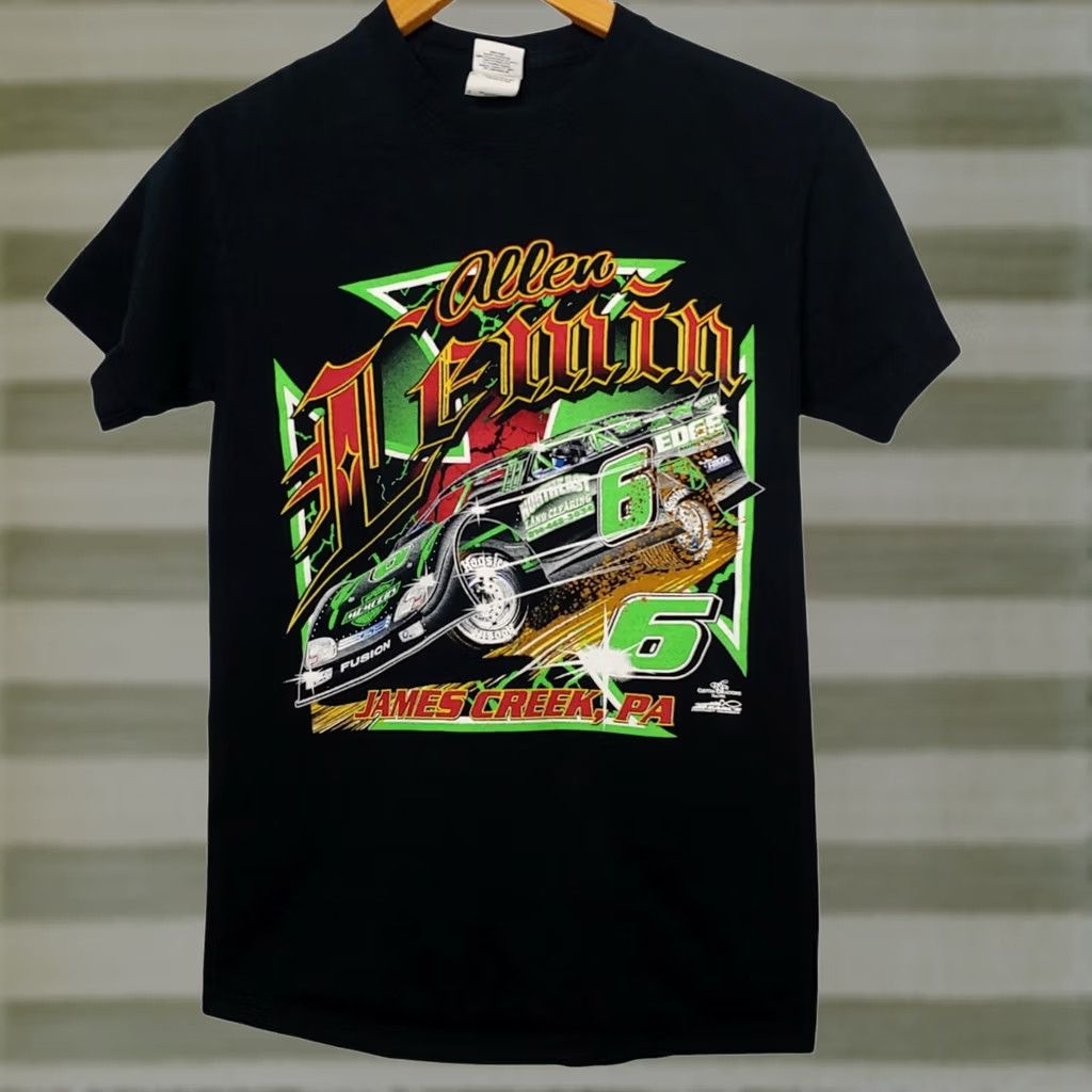 Vintage Allen Lemin Racing Shirt Men Small James Creek PA Raceway Motorsport Race Car Size US S / EU 44-46 / 1 - 1 Thumbnail