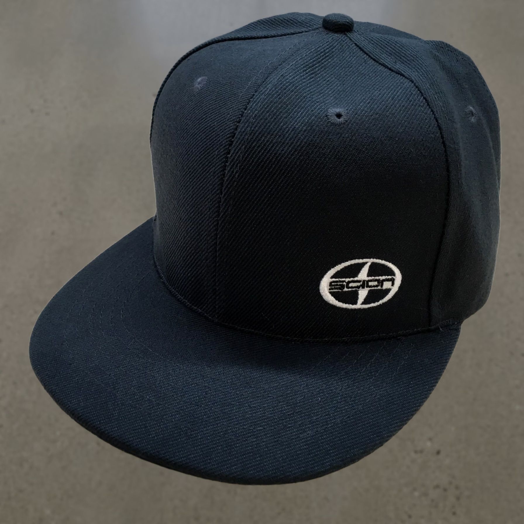 Logo 7 Scion Snapback Hat Mens Gray One Size Adjustable Flat Brim Embroidered Logo Size ONE SIZE - 1 Thumbnail