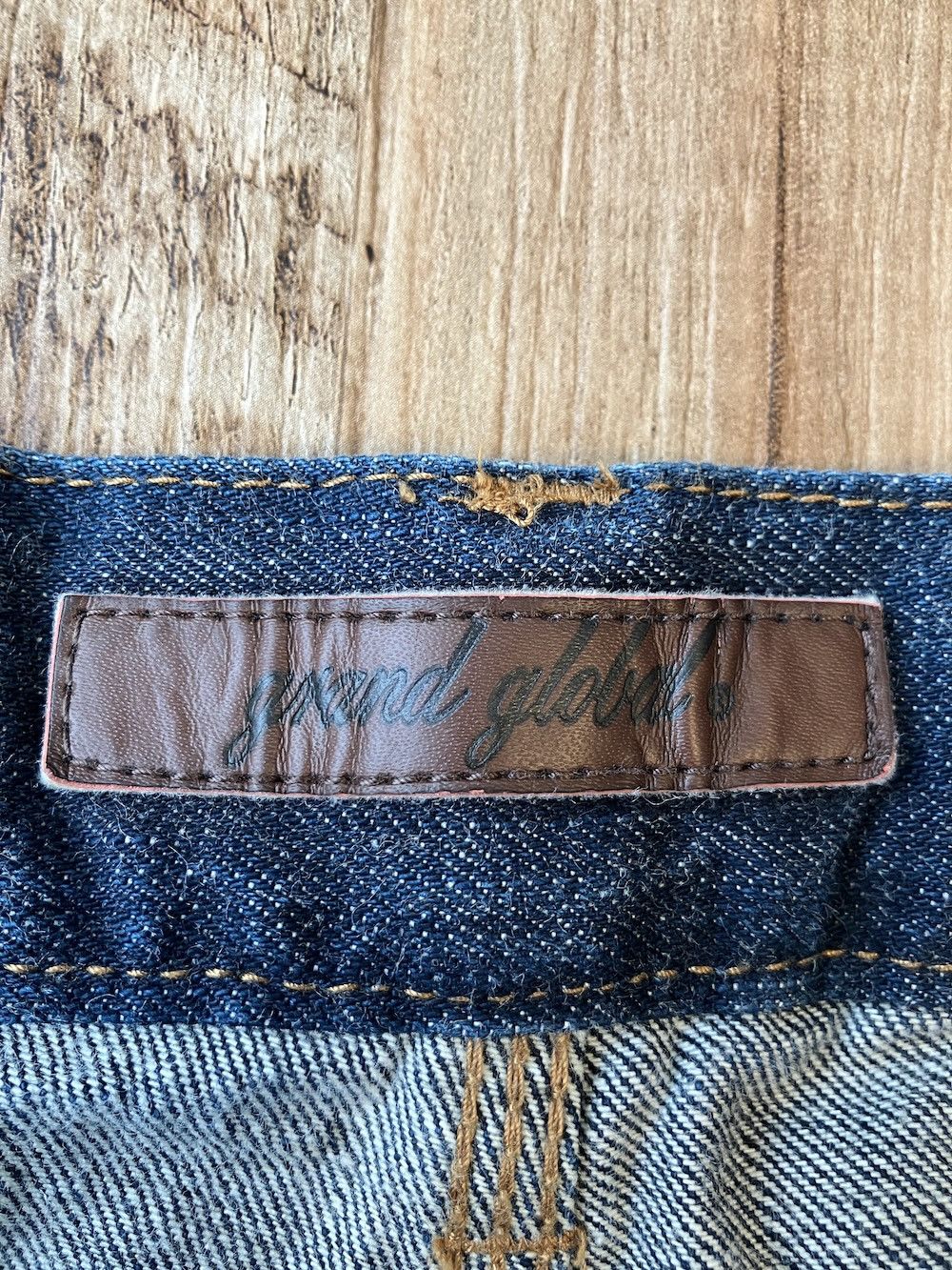 Japanese Brand GGD (Grand Global) W33 x L30 Slim Premium Okayama Denim Size US 33 - 2 Thumbnail