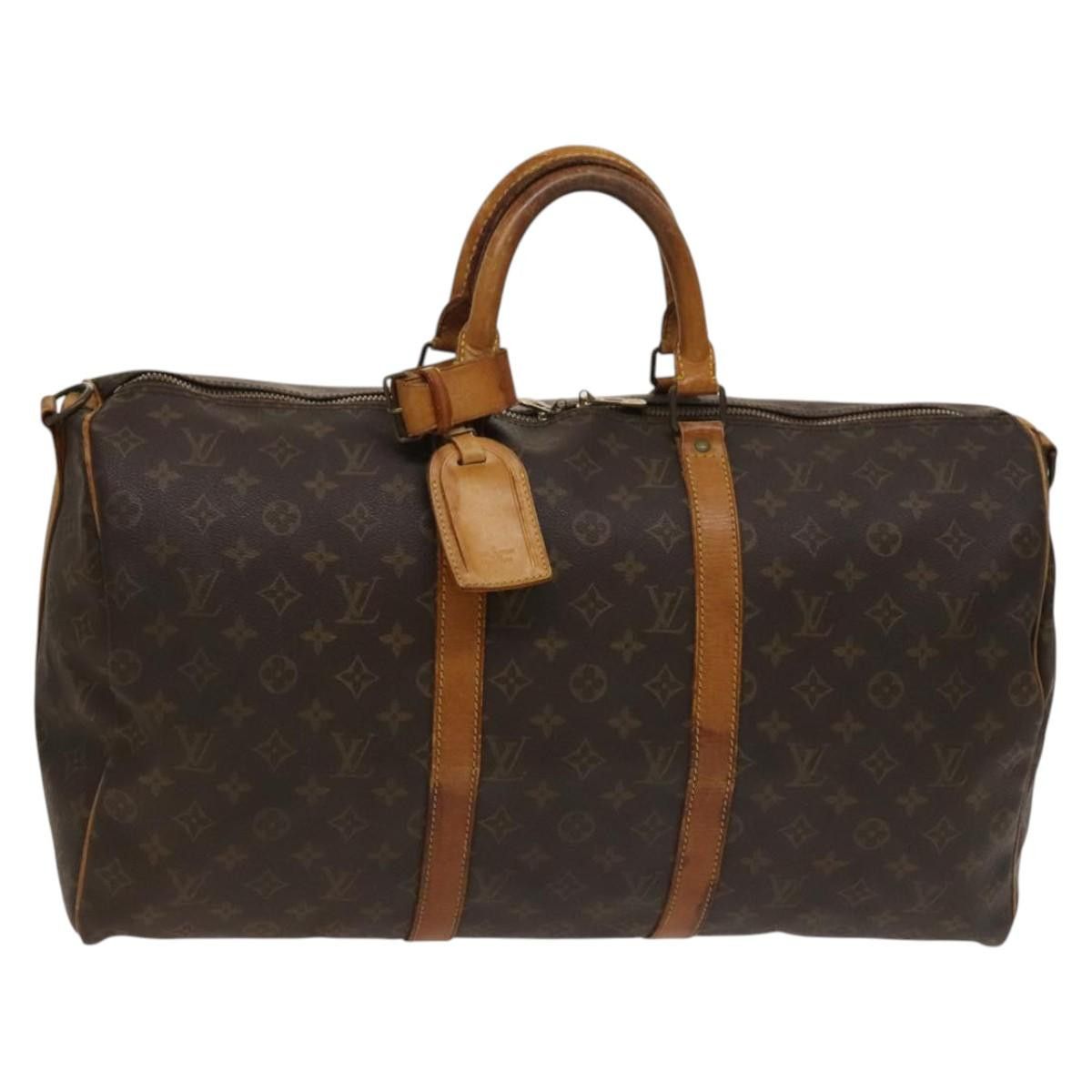 Louis Vuitton LOUIS VUITTON Monogram Keepall Bandouliere 50 Boston Bag Size ONE SIZE - 1 Thumbnail