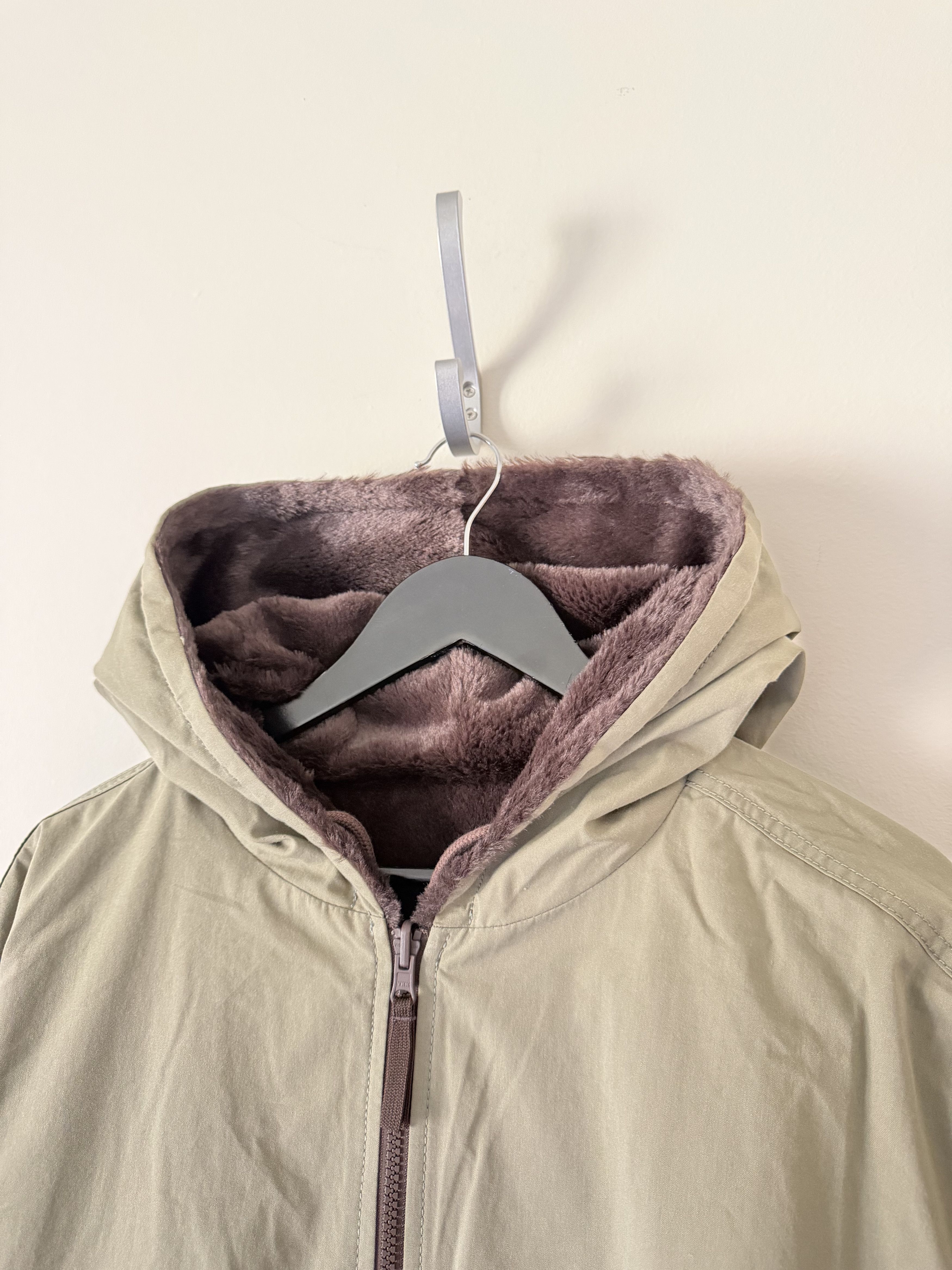 Stussy Stussy Reversible Hooded Jacket in Brown Green Size US XL / EU 56 / 4 - 7 Thumbnail