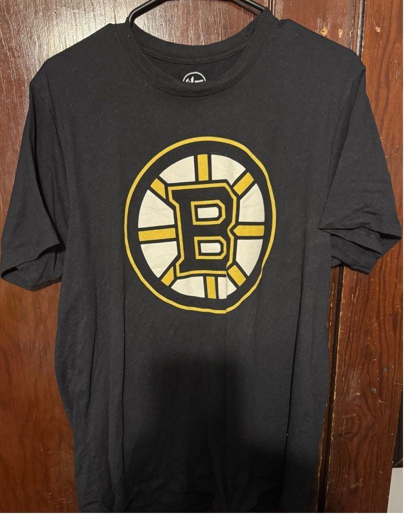 47 Boston Bruins '47 Brand Tee Shirt Black Men's Sz L Size US L / EU 52-54 / 3 - 1 Thumbnail