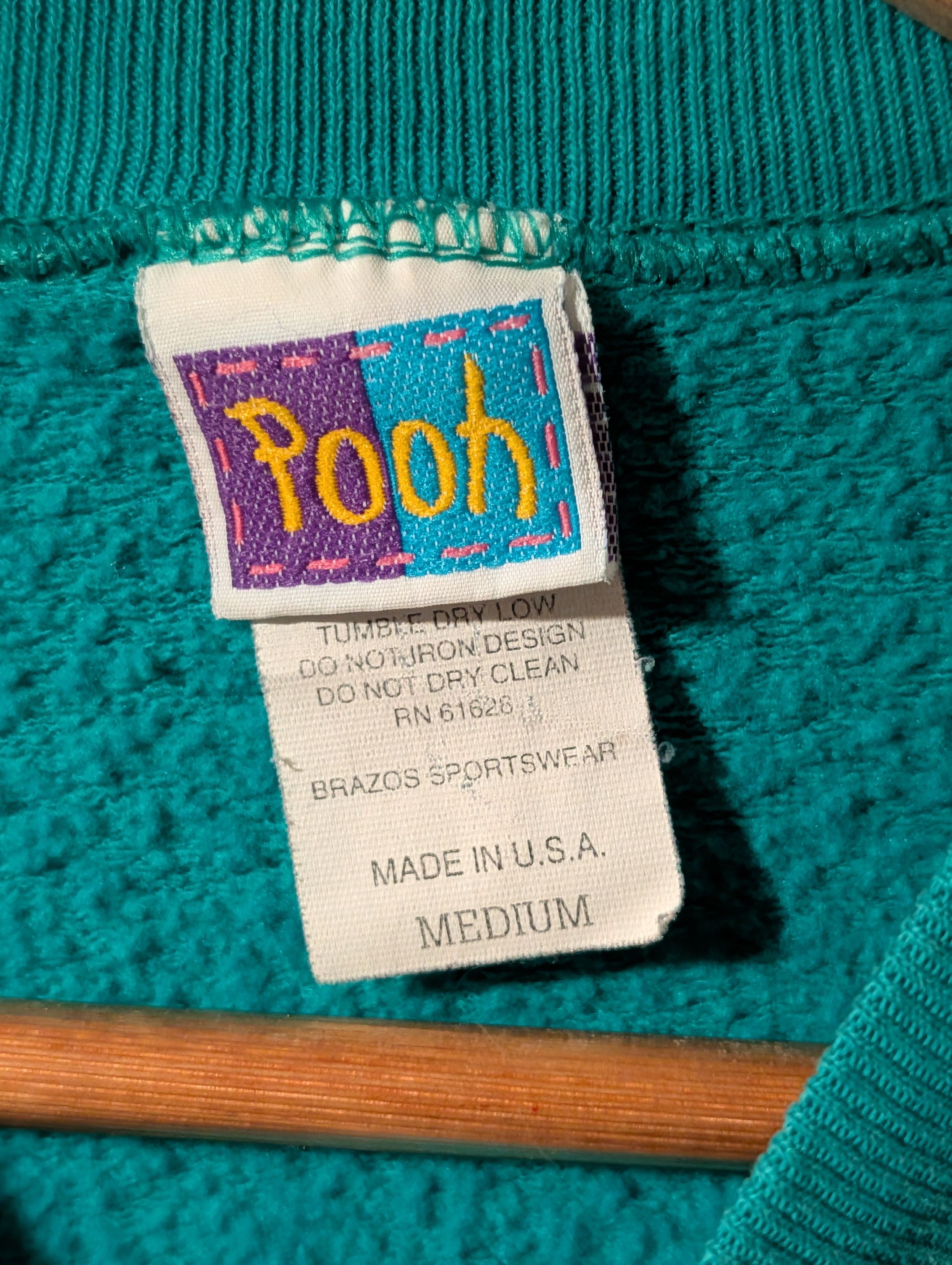 Disney Vintage 90s Winnie The Pooh Sweatshirt Disney World Size M / US 6-8 / IT 42-44 - 3 Thumbnail