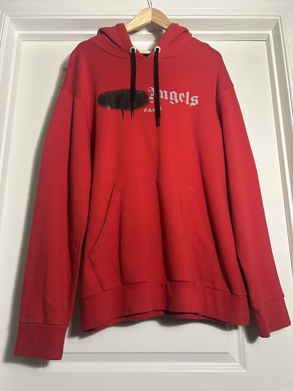 Palm Angels Palm angels red spray logo hoodie Size US XL / EU 56 / 4 - 1 Thumbnail