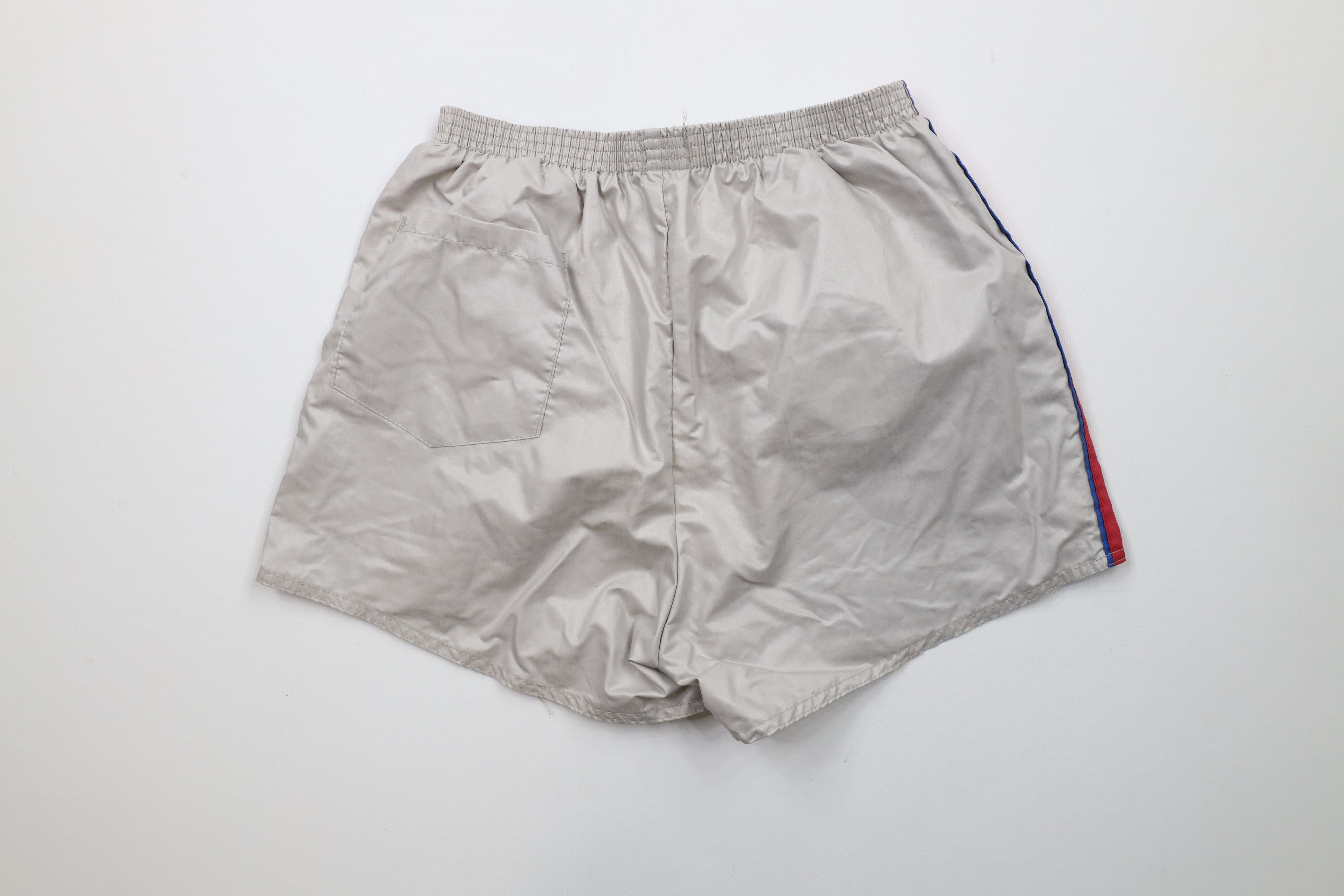 Vintage Vintage 70s Streetwear Block Lined Running Short Shorts USA Size US 32 / EU 48 - 6 Thumbnail