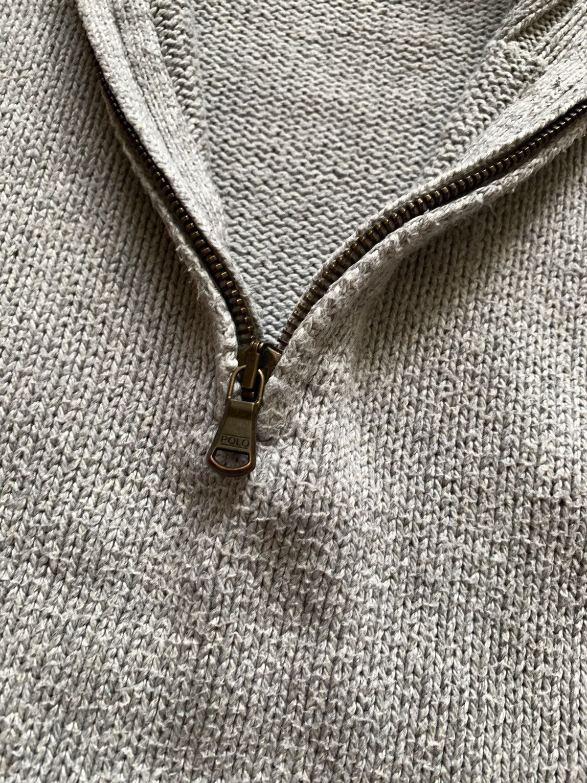 Ralph Lauren 🔥VINTAGE RALP LAUREN 1/3 ZIP OLD MONEY KNIT SWEATER Size US XL / EU 56 / 4 - 6 Thumbnail