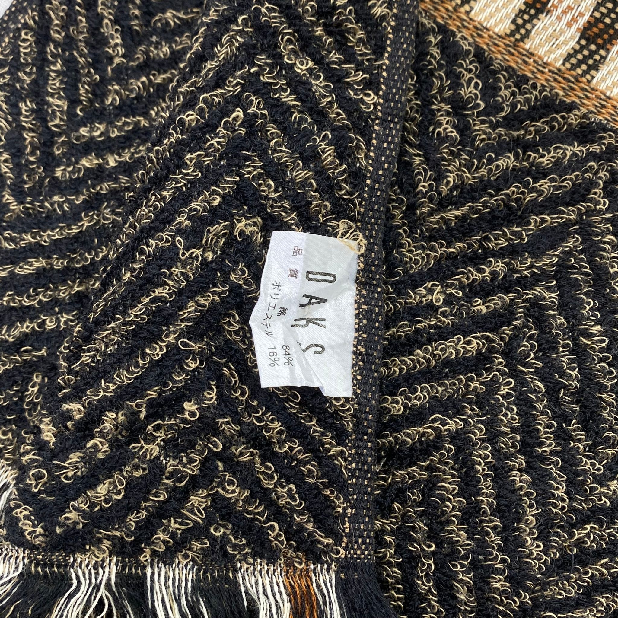 DAKS Vintage DAKS Scarf Muffler Wool Winter Check Plaid Scarves Size ONE SIZE - 6 Thumbnail