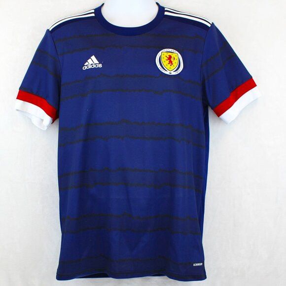 Adidas Adidas Scotland Home Soccer Football Jersey (M) Size US M / EU 48-50 / 2 - 1 Thumbnail