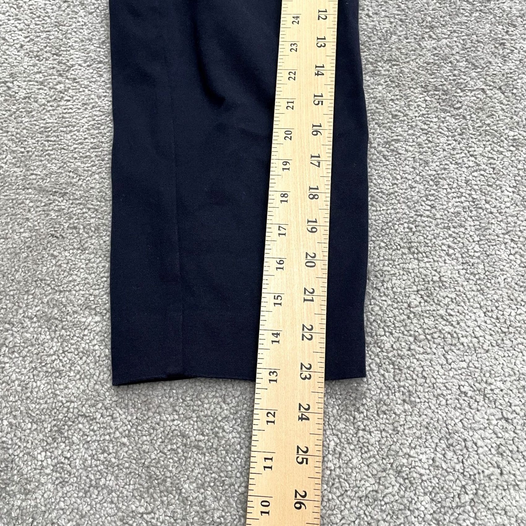 Liz Claiborne Liz Claiborne Emma Classic Cropped Pants Women 16 Petite Navy Blue 36x23 Career Size 38" / US 16 / IT 52 - 7 Thumbnail