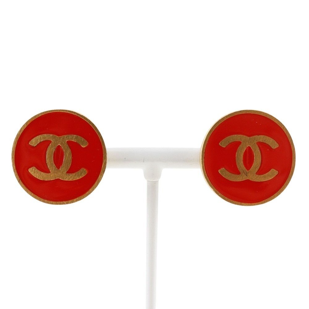 Chanel Chanel Chanel Coco Mark Earrings Metal Earrings DUTY FREE for USA Size ONE SIZE - 1 Thumbnail
