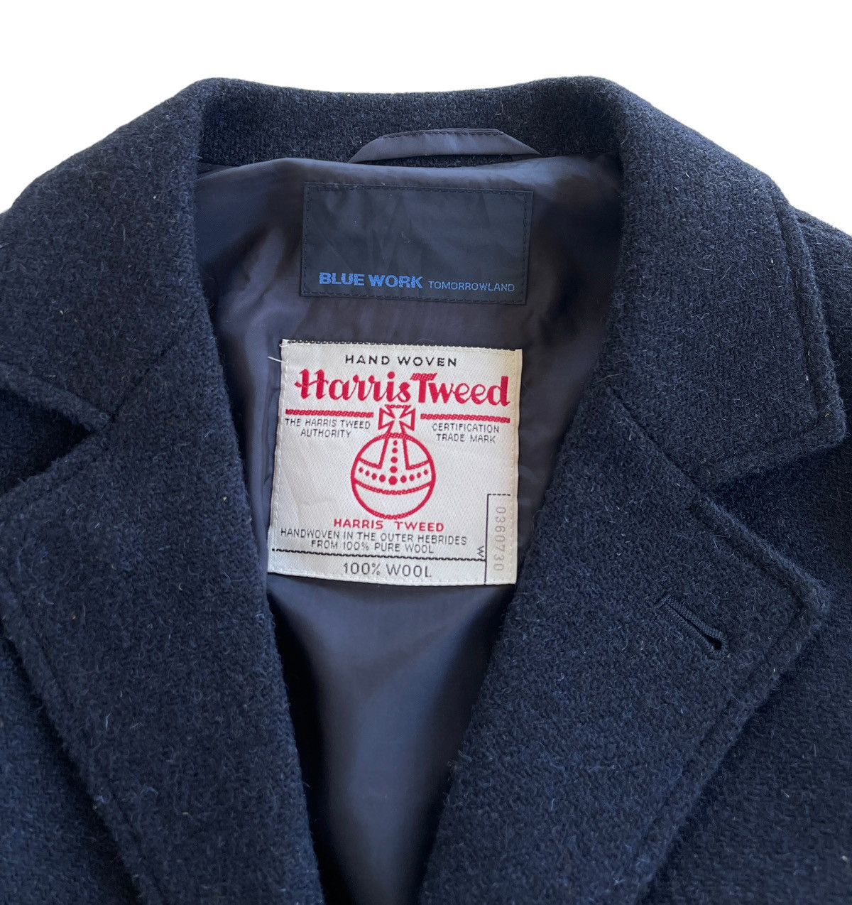 Harris Tweed Harris Tweed X Tomorrowland Wool Cupra Coat Size US M / EU 48-50 / 2 - 4 Thumbnail