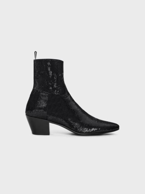 靴 CELINE BY HEDI SLIMANE jacno boots 39 Celine × Hedi Slimane CELINE Jacno Boot in Sequin 44 | Grailed